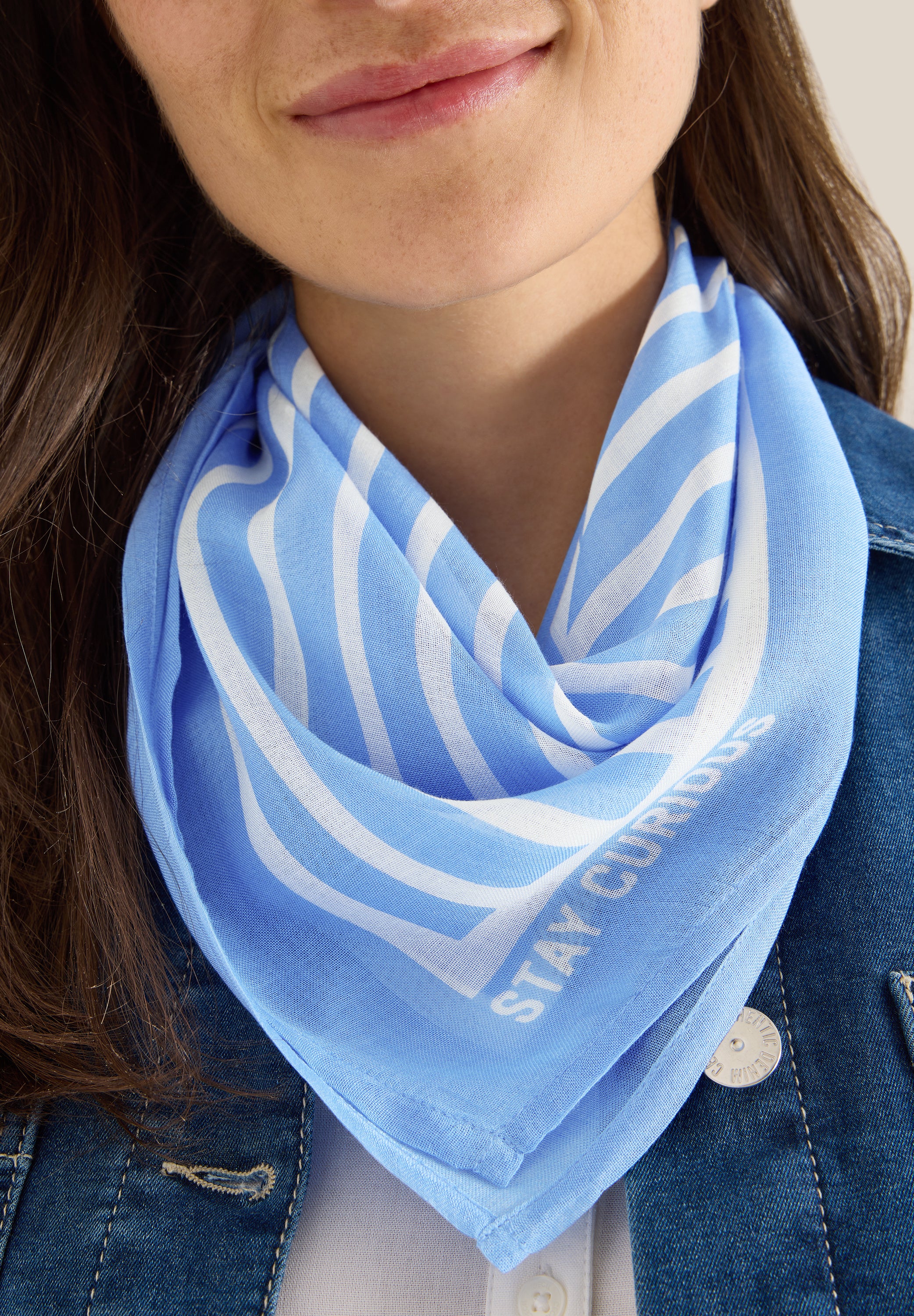 CECIL Damen Bandana Casual Leicht und luftig 100% Modal