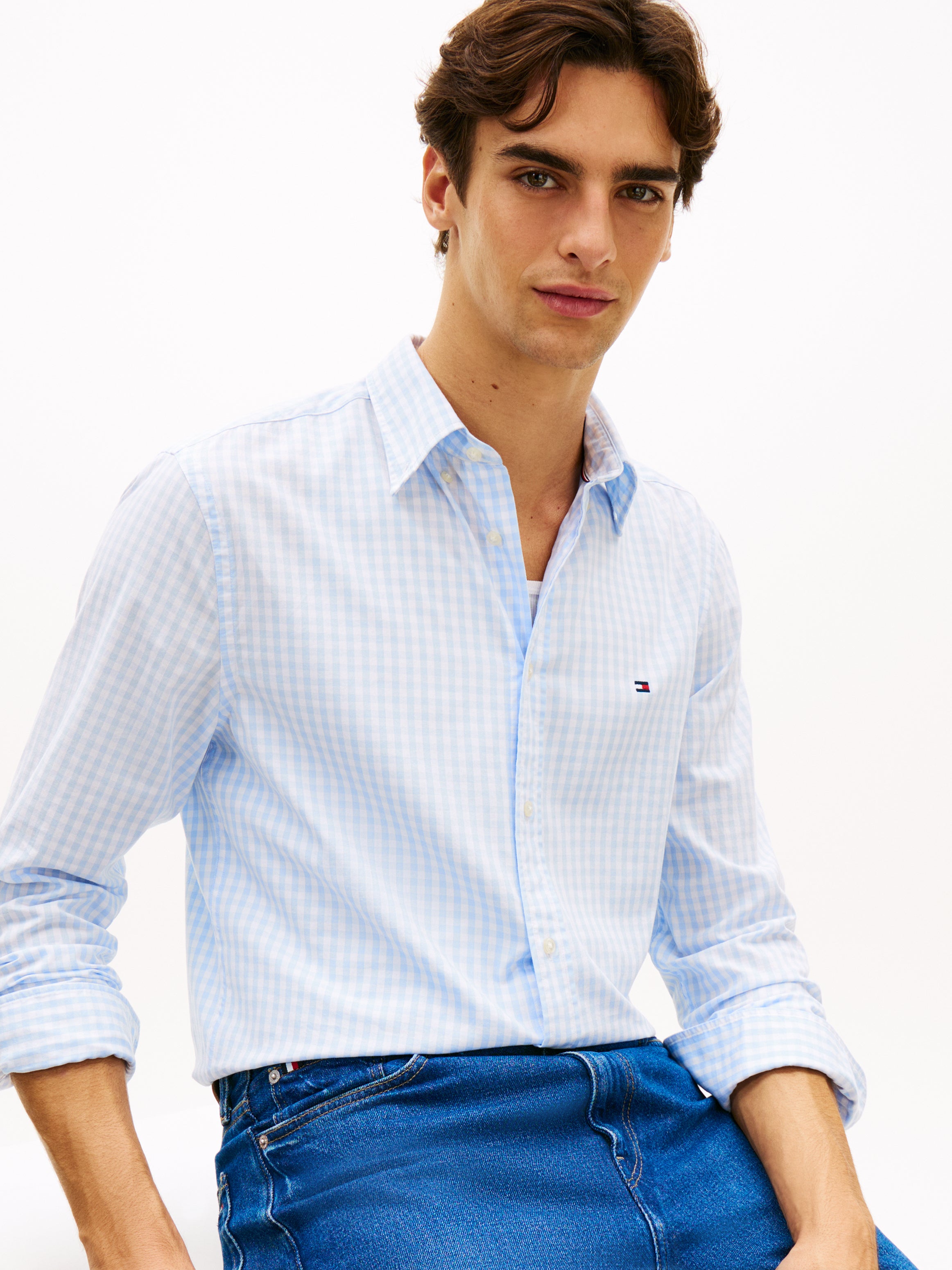 TOMMY HILFIGER Sportswear Division Herren T-Shirt Check Design