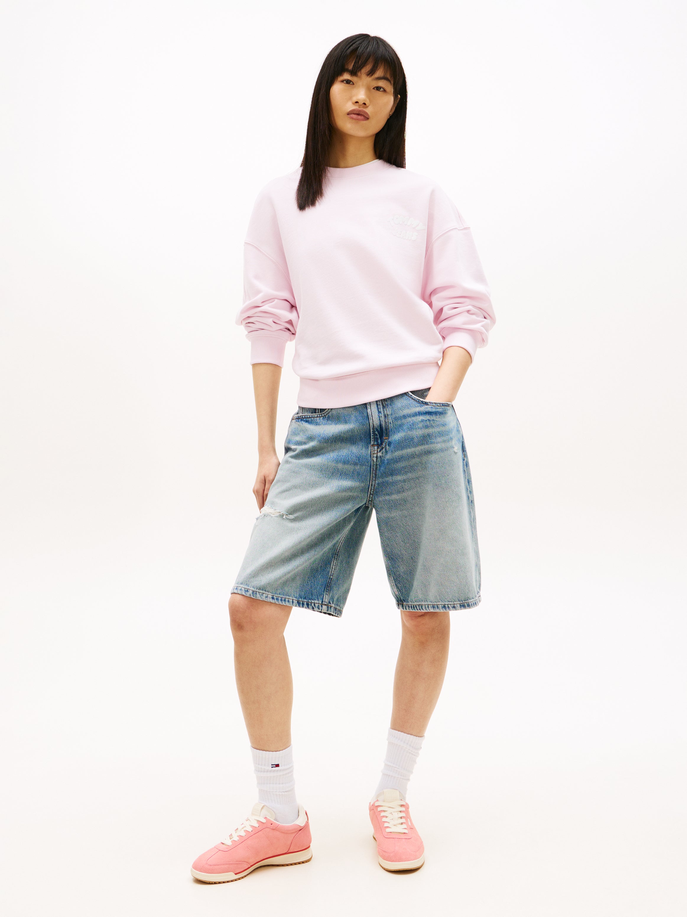 TOMMY HILFIGER Sportswear Division Damen T-Shirt Baumwolle