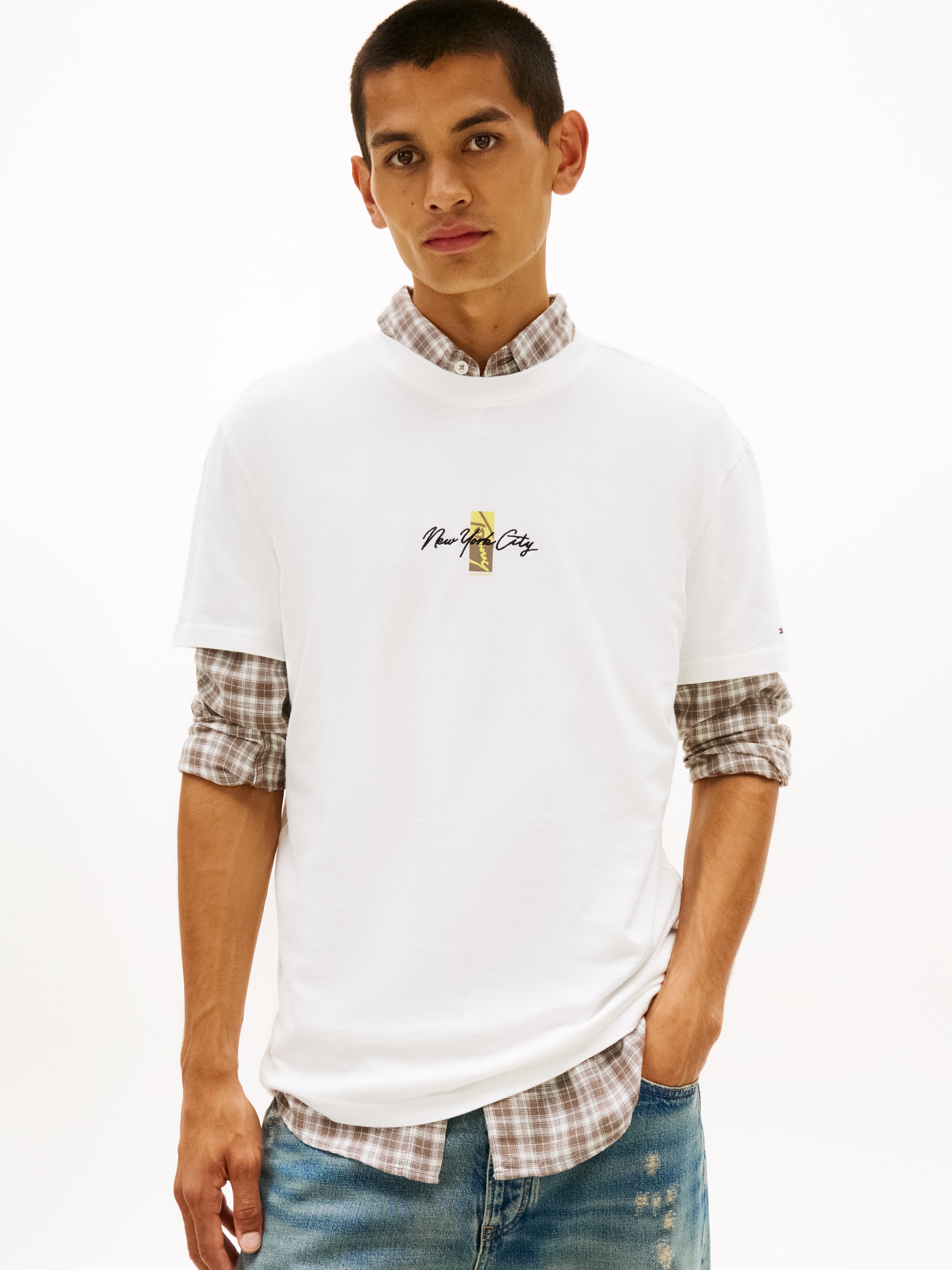 TOMMY HILFIGER Sportswear Erwachsene T-Shirt Baumwolle