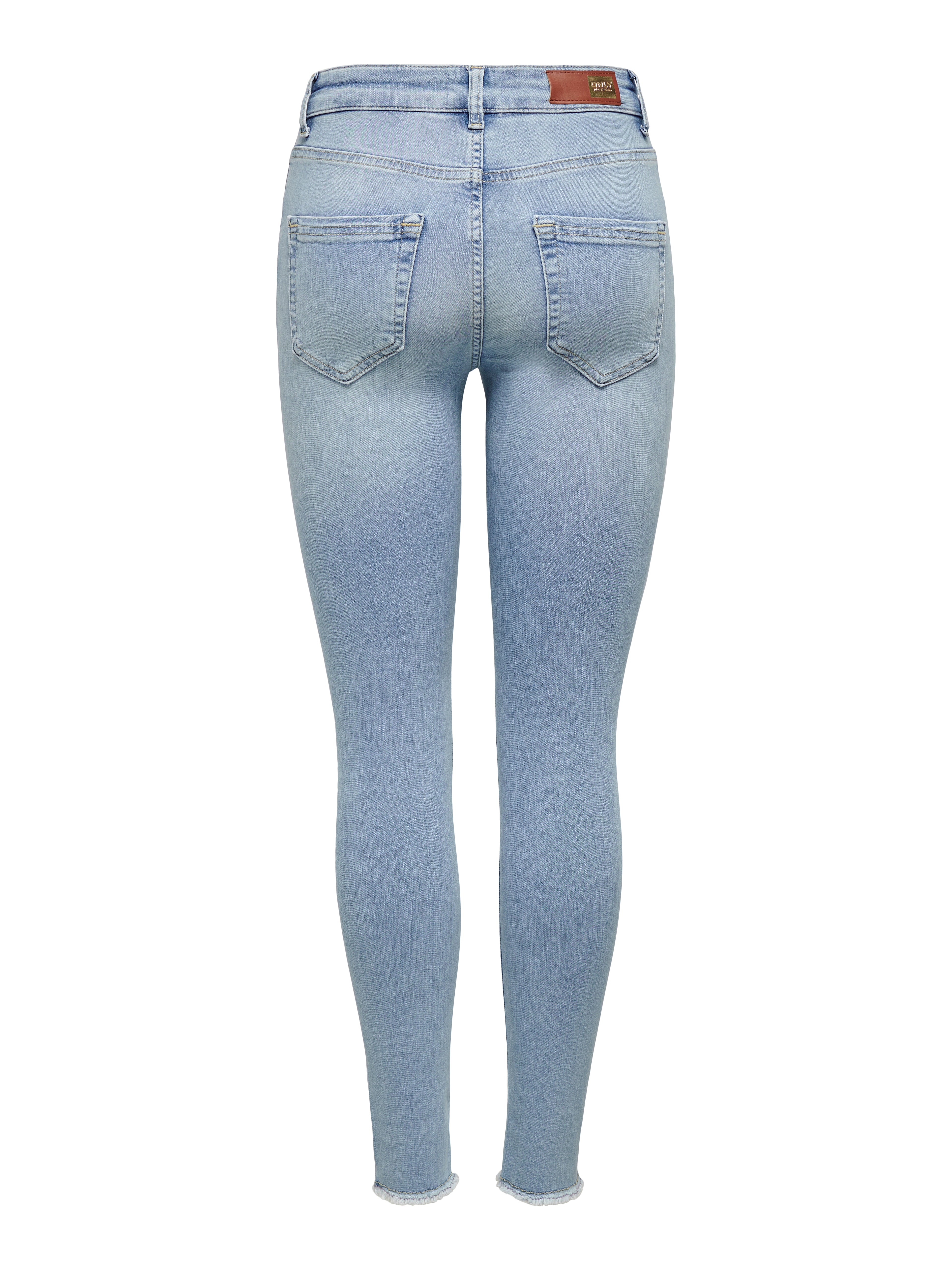 ONLY Skinny Fit Jeans Damen Knöchellang Mittlere Taille