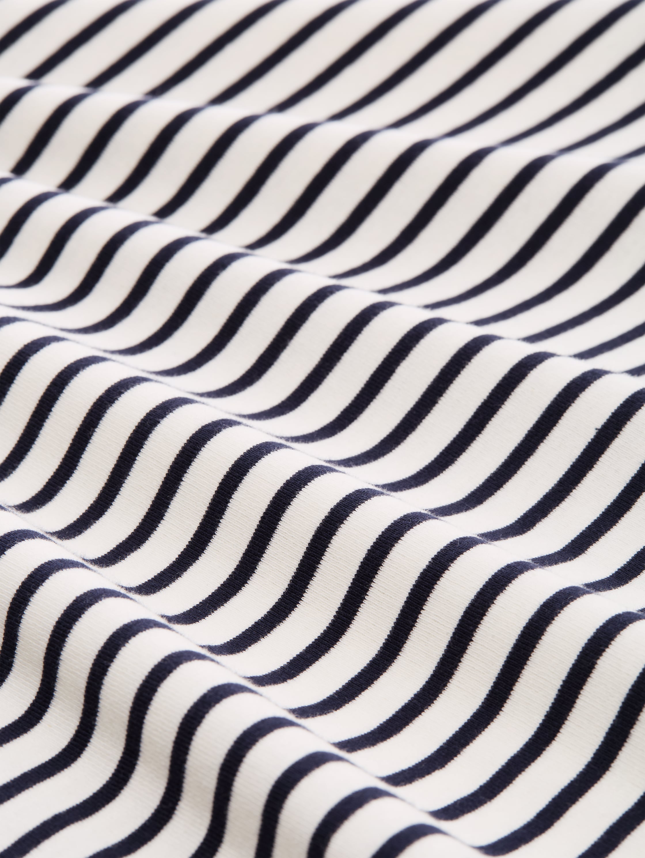 TOM TAILOR Gestreiftes T-Shirt Damen mit Herz-Detail überschnittener Schulternaht Baumwolle Elasthan