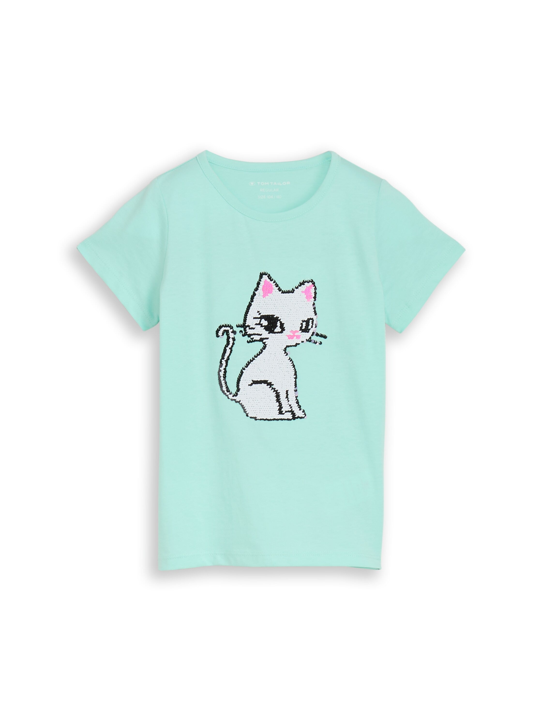 Tom Tailor Denim Kinder T-Shirt mit Wendepailletten