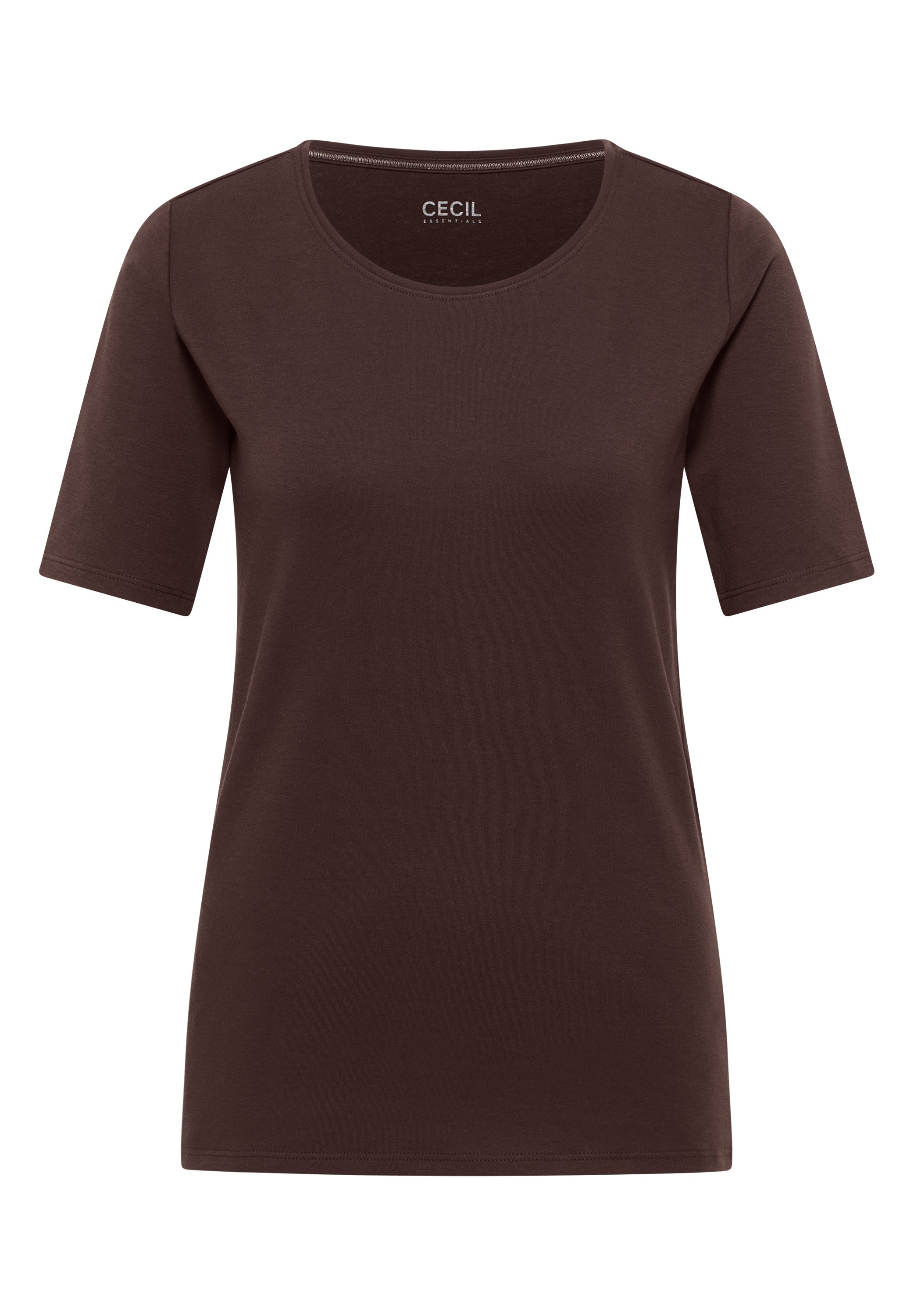 CECIL Damen T-Shirt Lena Rundhalsausschnitt 100% Baumwolle