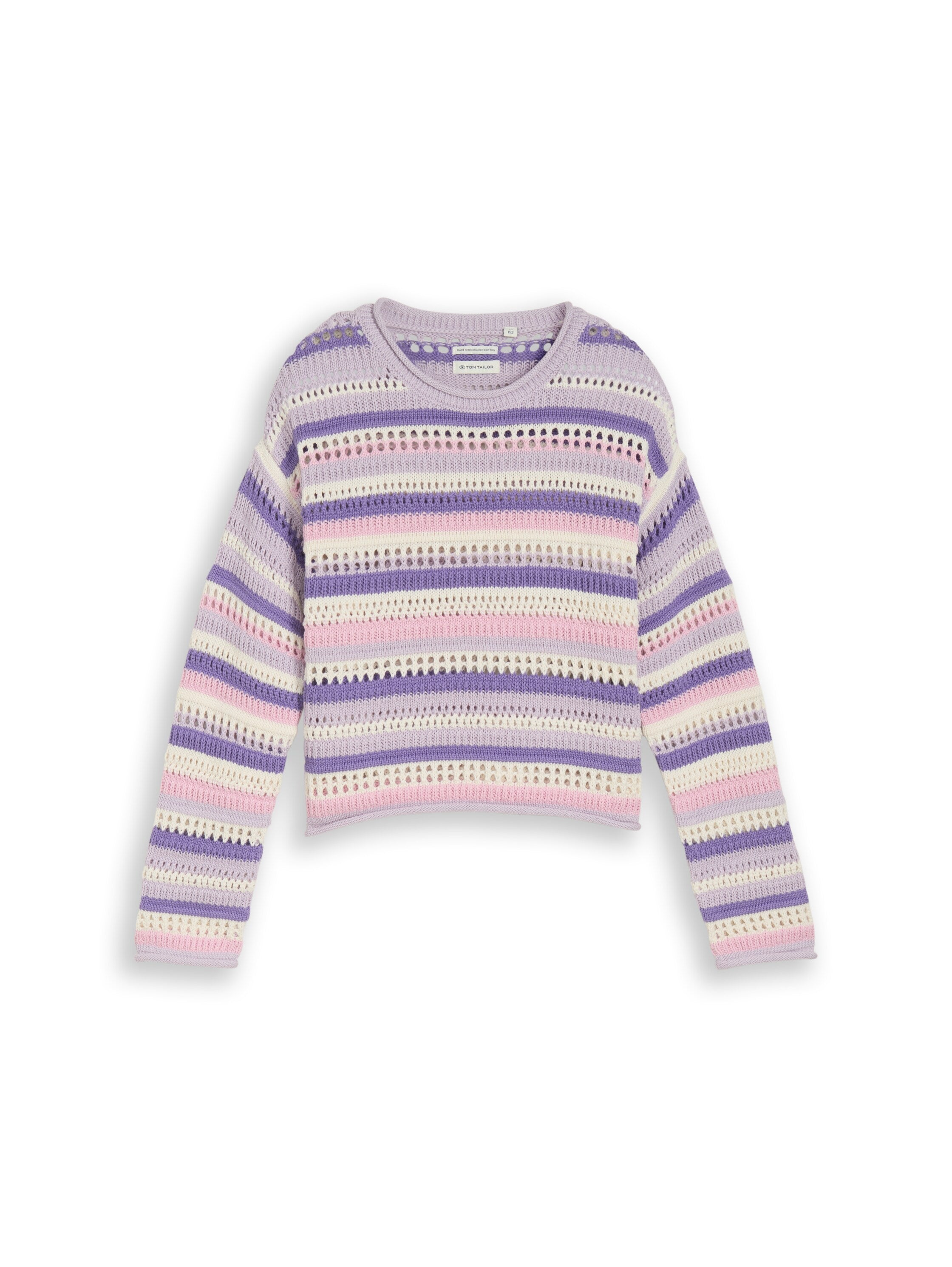 Tom Tailor Mädchen Strickpullover Kinder Lochmuster