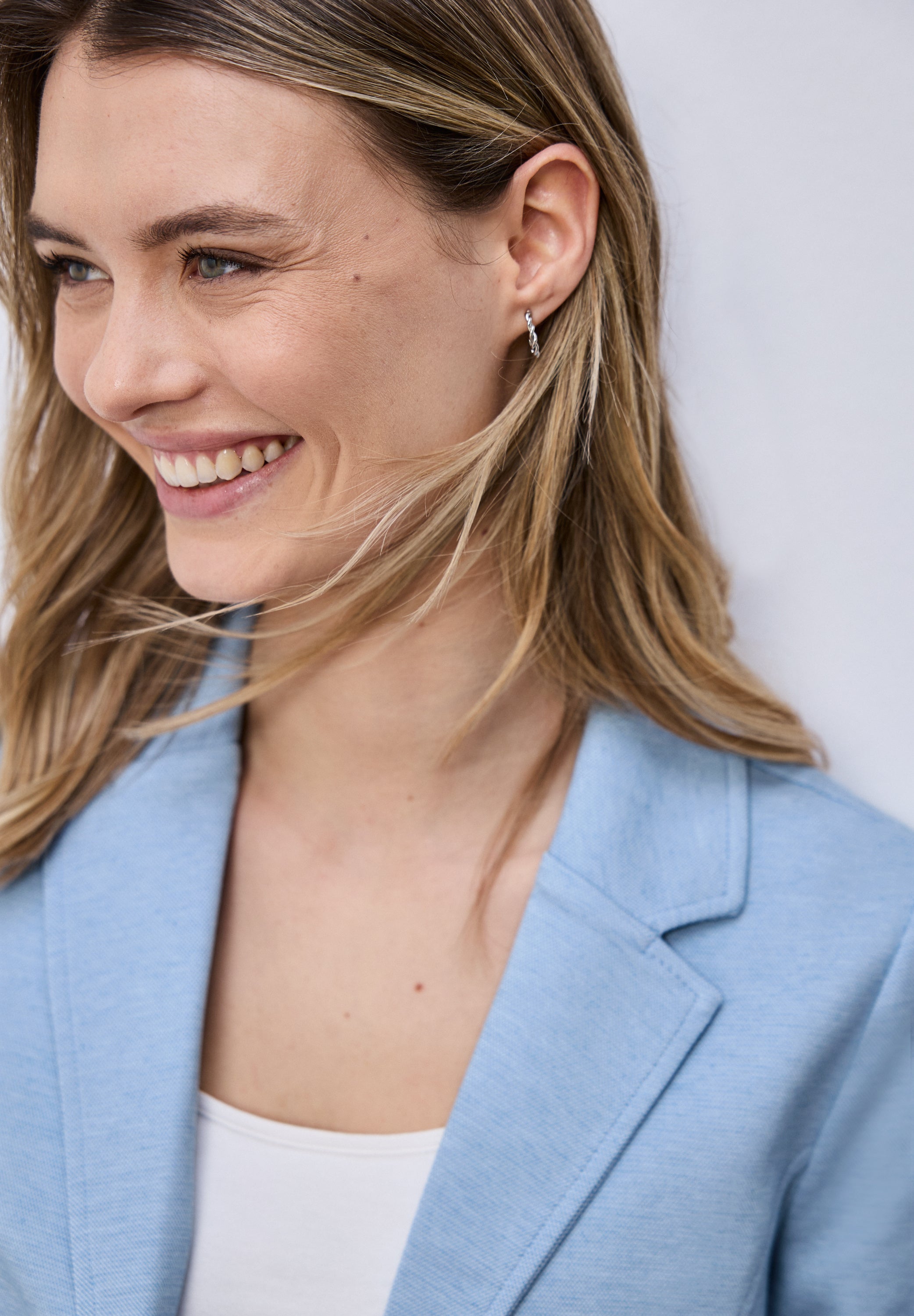 Basic Piqué Blazer