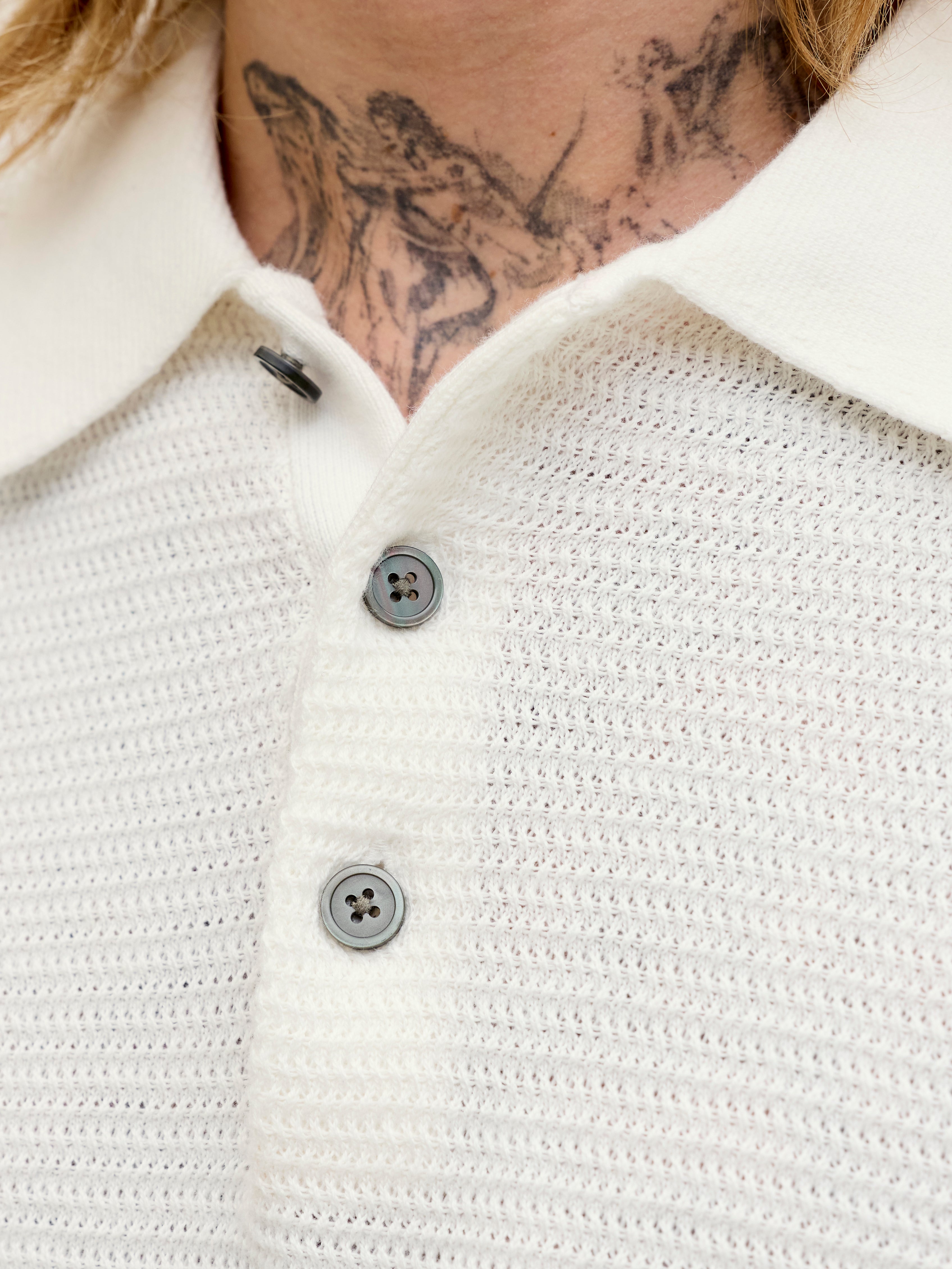 Jack & Jones Gestrickter Rollkragen Herren Polo Normal geschnitten 100 % Baumwolle