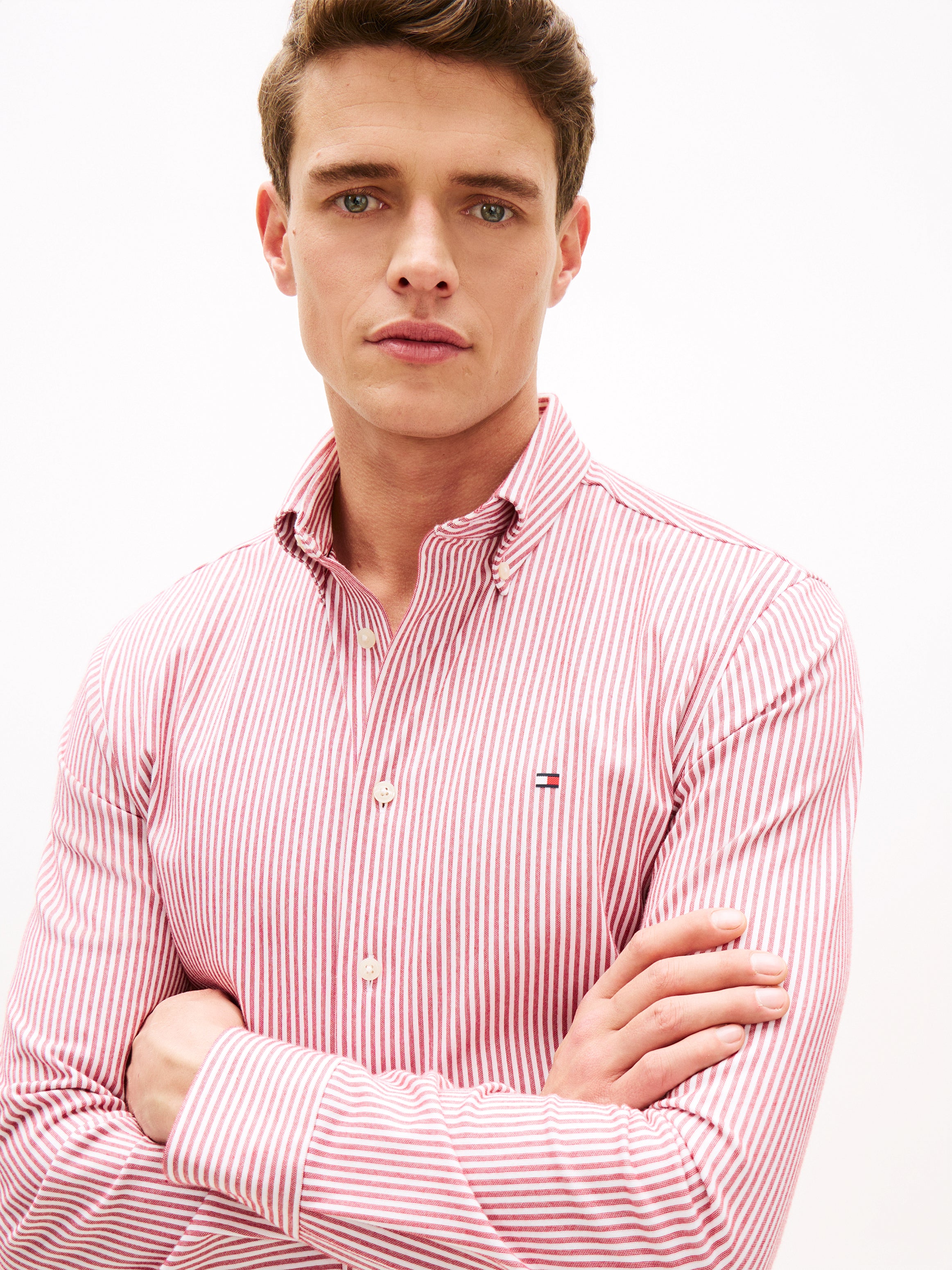 TOMMY HILFIGER Sportswear Division Herren T-Shirt Stripe Stretch