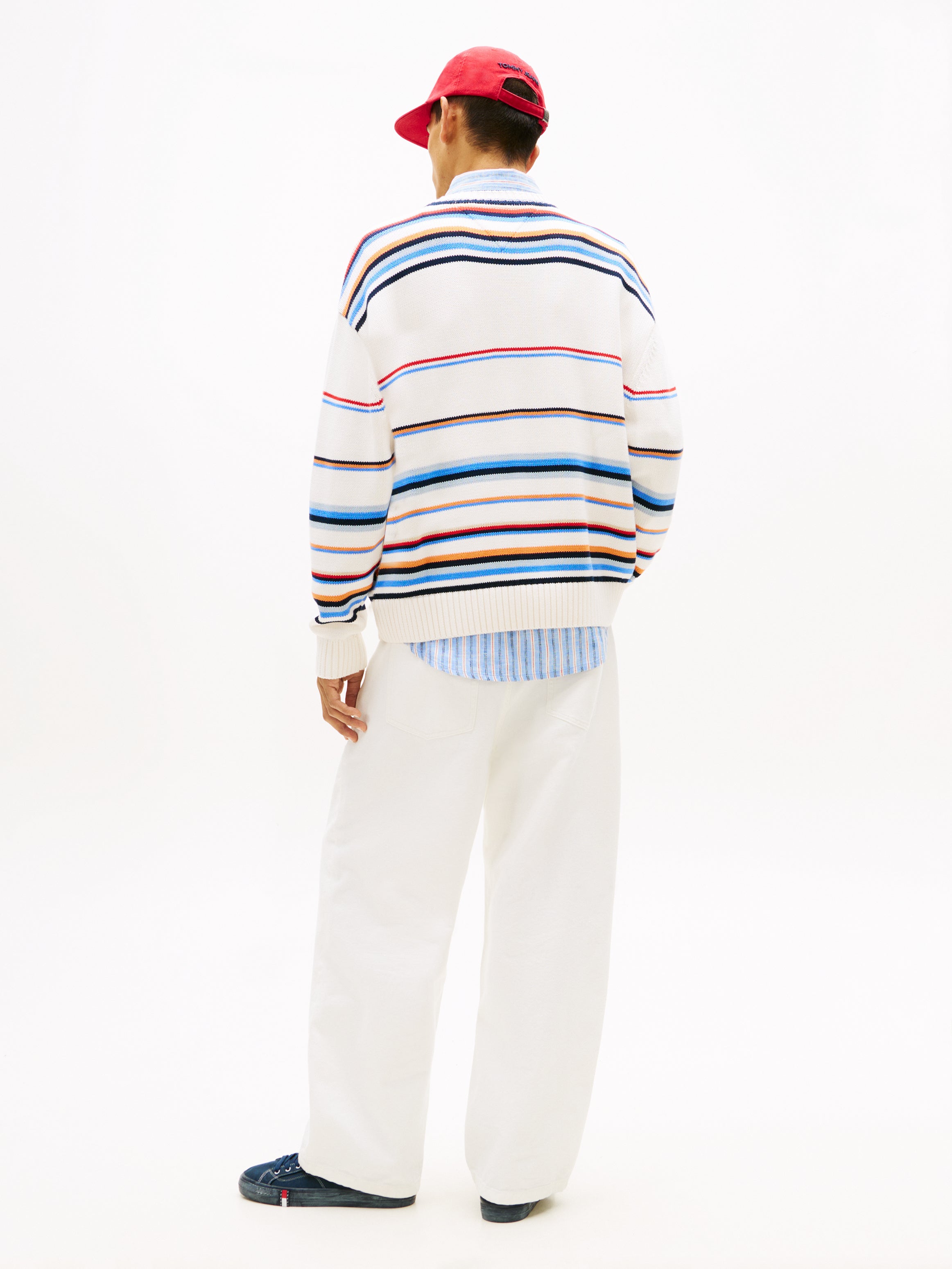 TOMMY HILFIGER - Erwachsene T-Shirt - Ancient White Multi