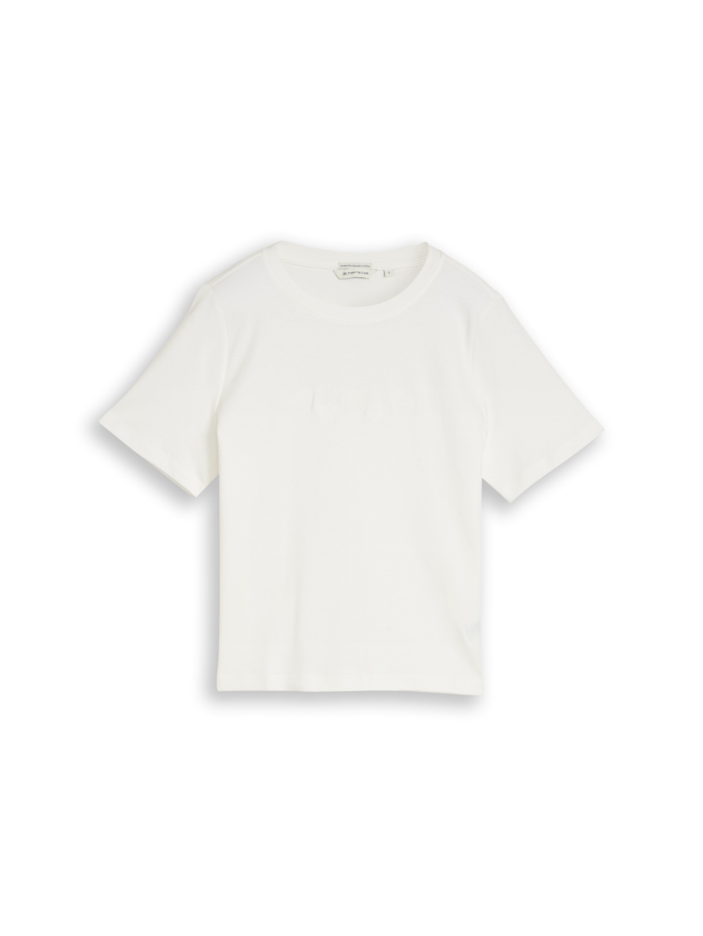 Tom Tailor Denim Female T-Shirt Halbarm Rundhalsausschnitt Baumwolle