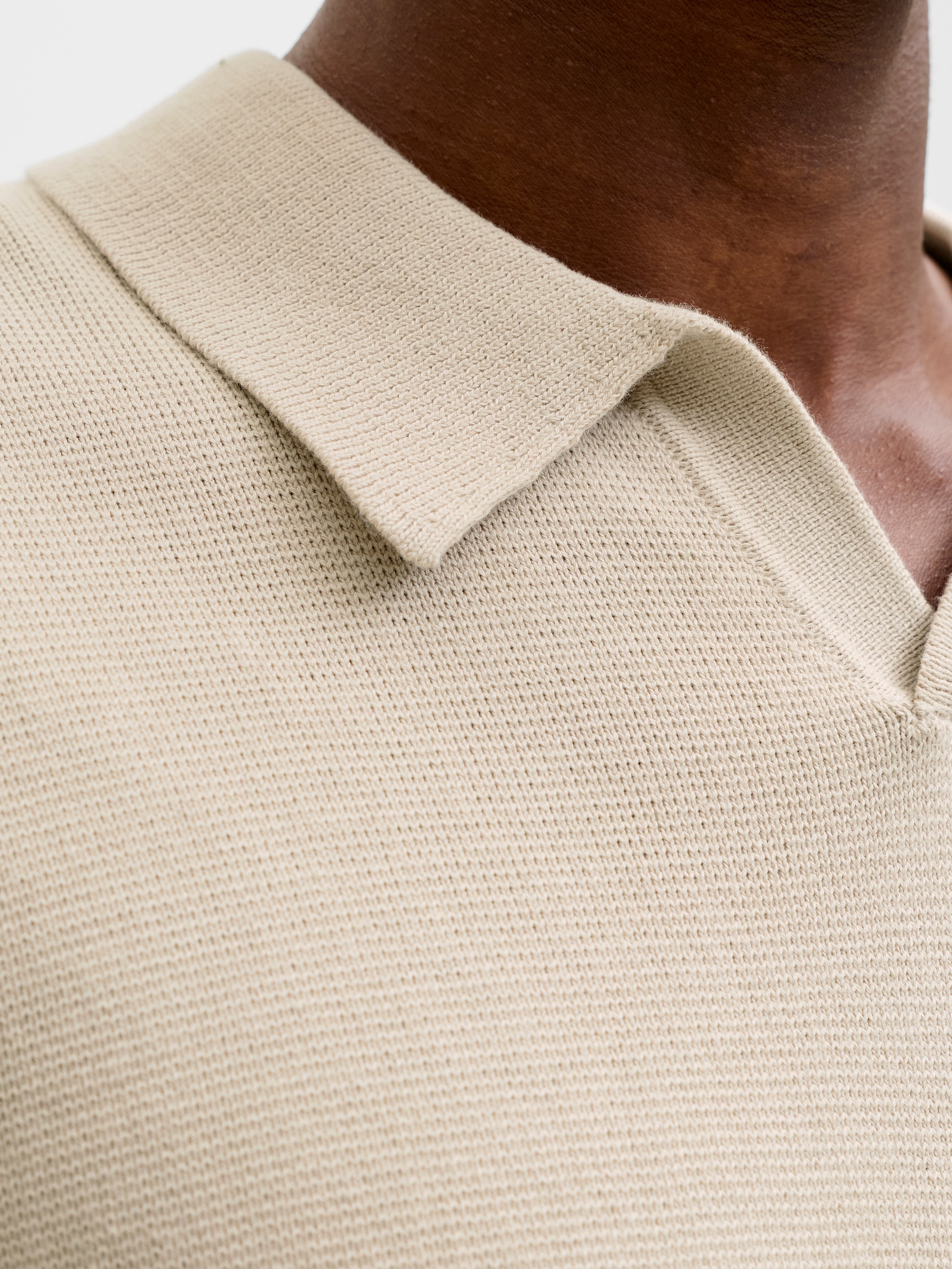 Jack & Jones Basic Herren Gestrickter Rollkragen Kurzarm Normal geschnitten