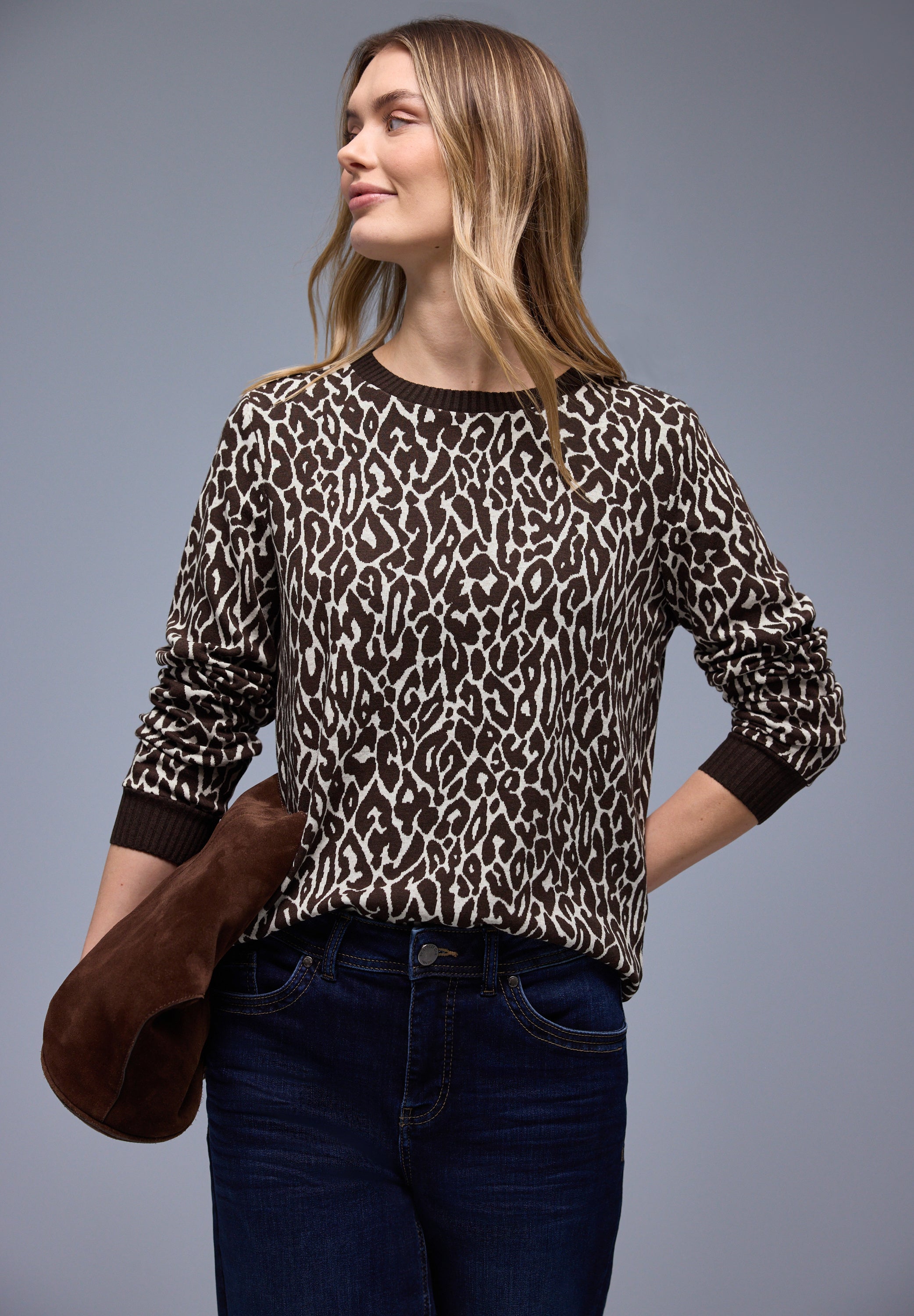 Street One Damen Langarmshirt Rundhals Modern und sportiv