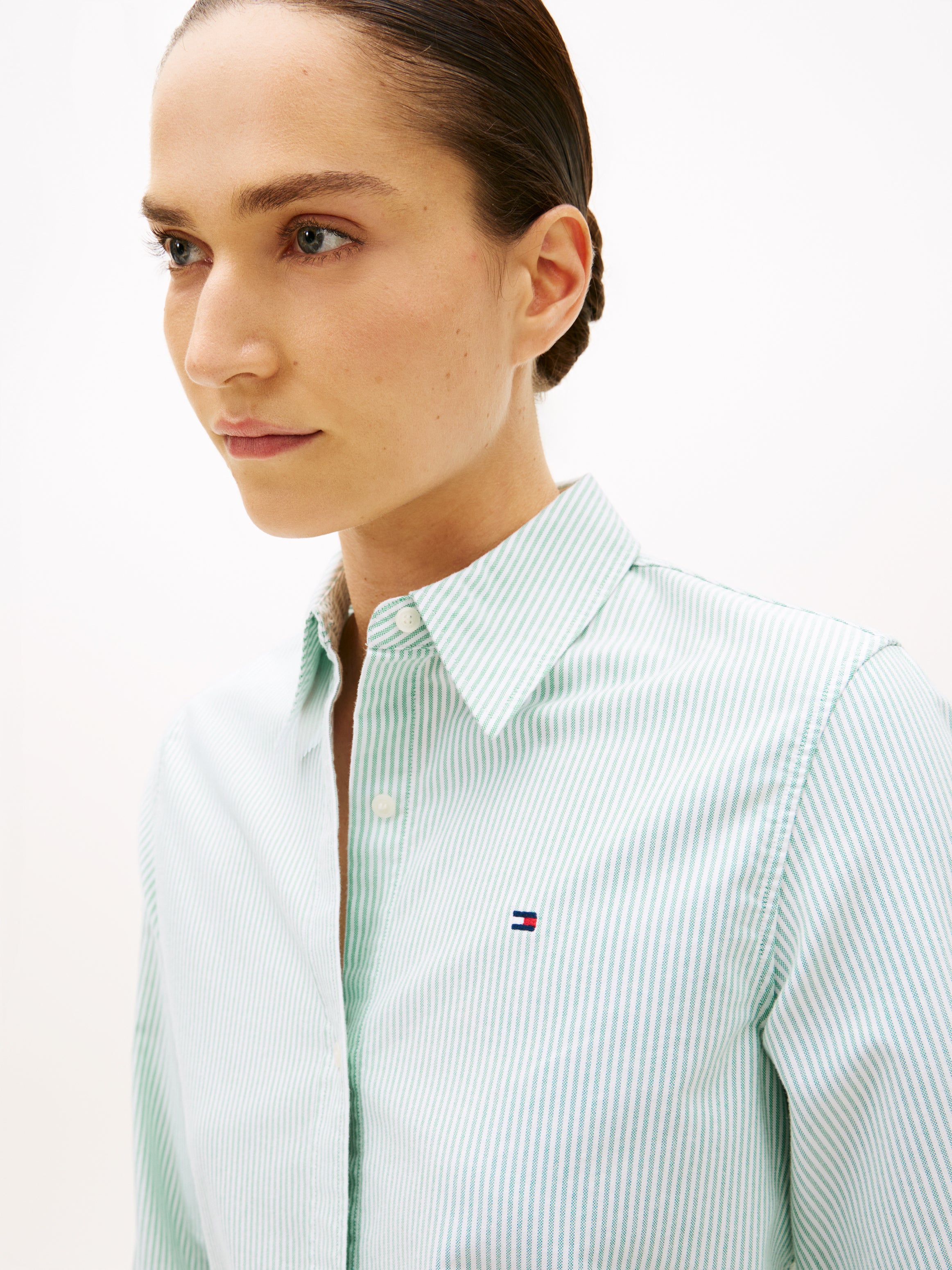 TOMMY HILFIGER Sportswear Division Damen T-Shirt Courtside Green