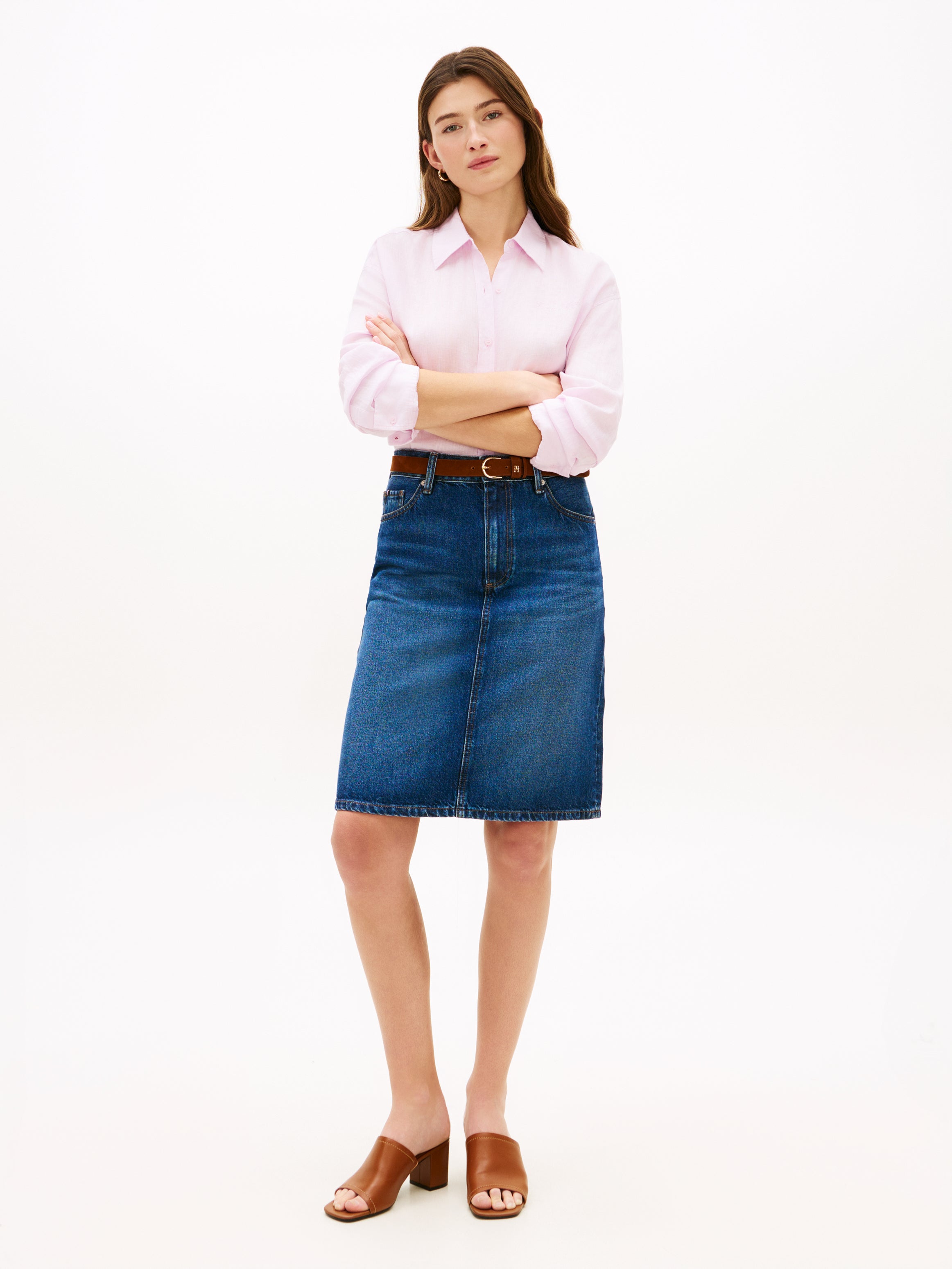 TOMMY HILFIGER Sportswear Division Damen T-Shirt New Doreen Baumwolle