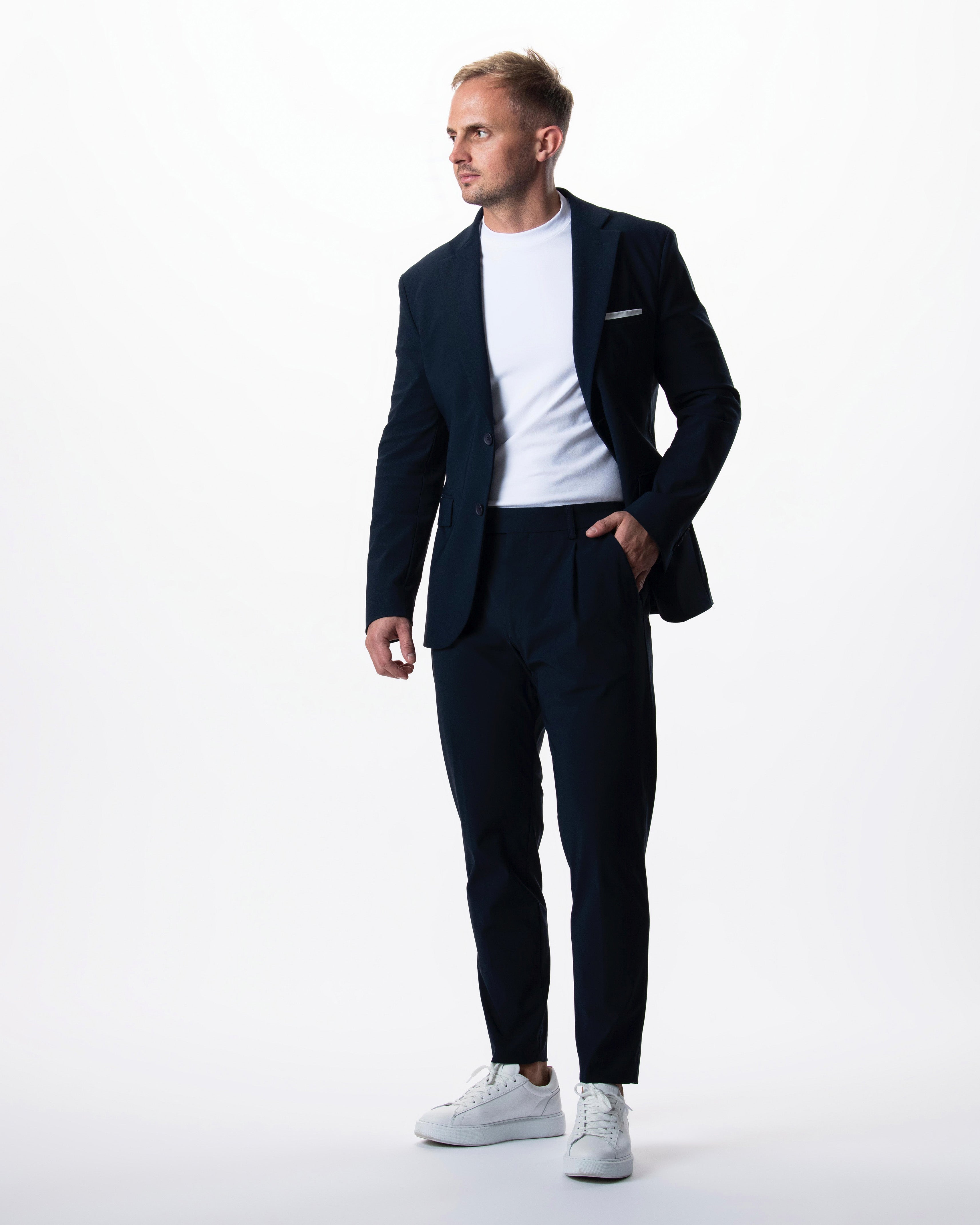 Maica IOS JACKET Herren Sakko Slim Fit Performance-Stoff