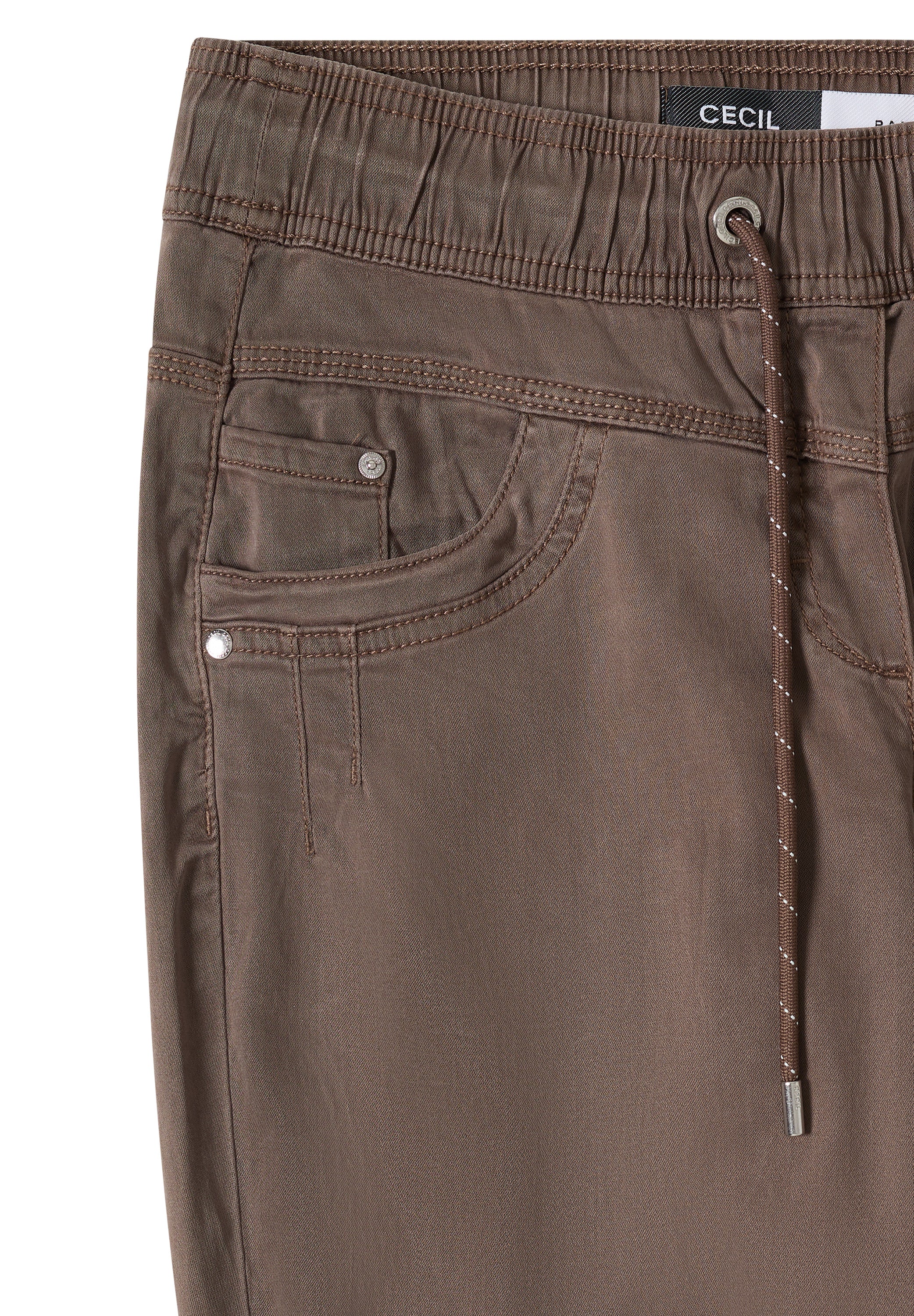 CECIL Damen Hose Tracey Mid Waist Slim Fit