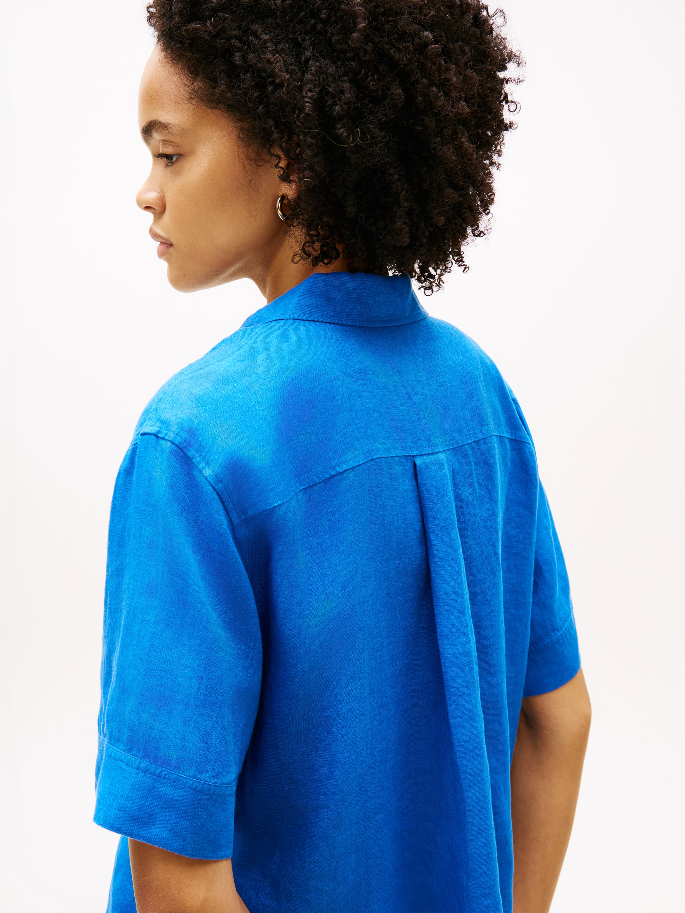 TOMMY HILFIGER Sportswear Division Damen Leinenhose Slim Fit