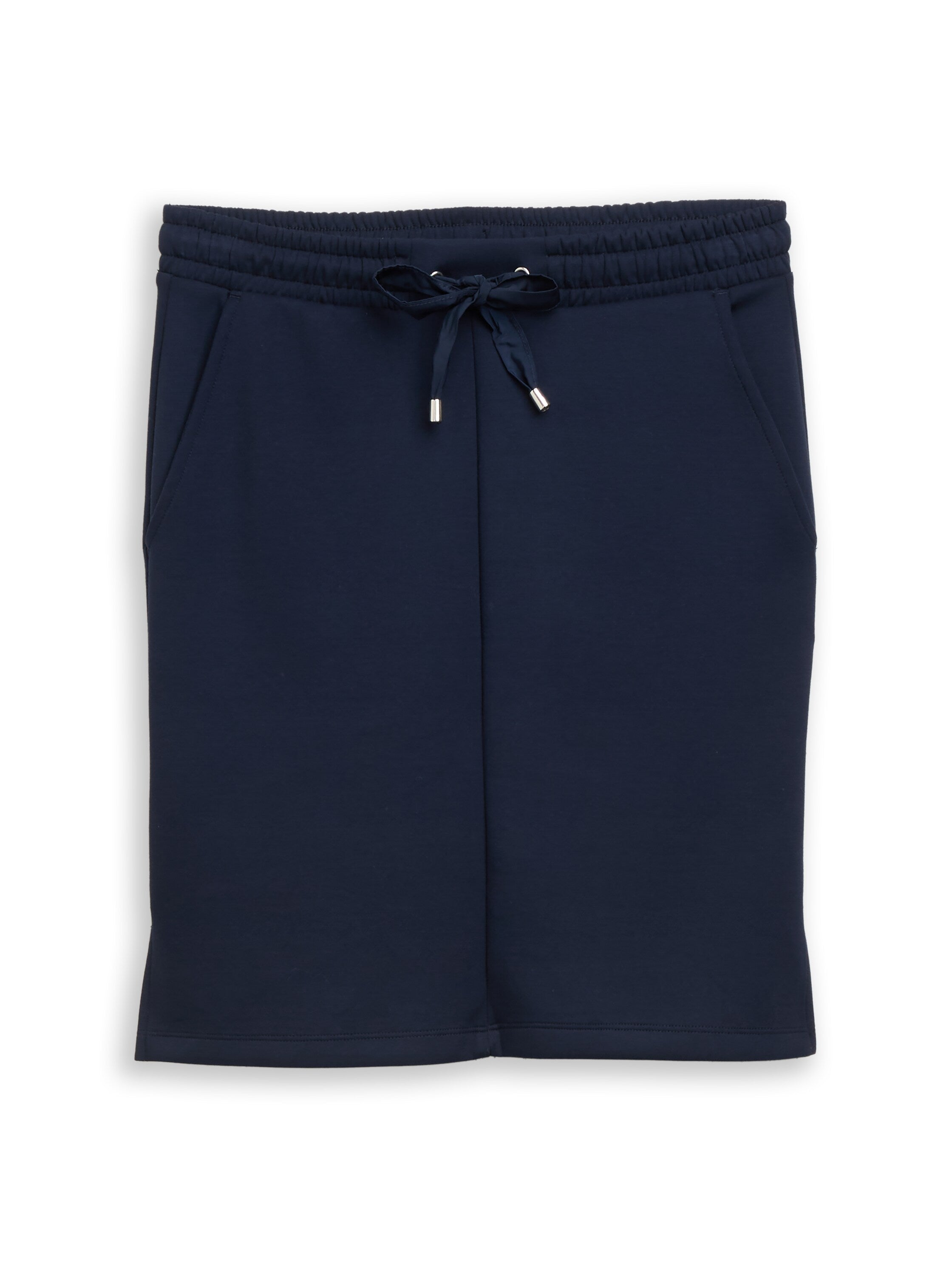 High Waist Scuba Rock mit Gummibund