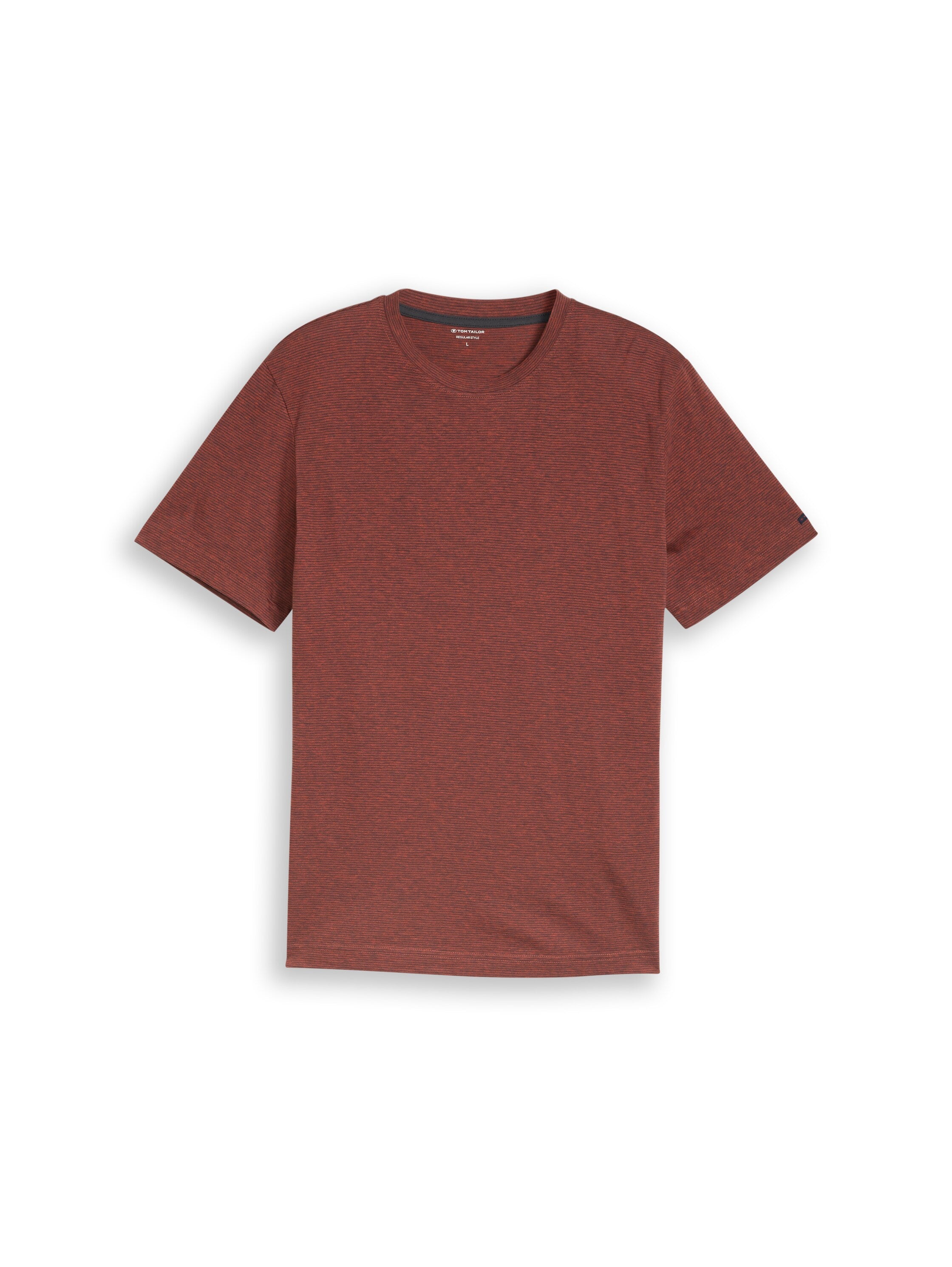 T-Shirt mit feinem Streifenmuster