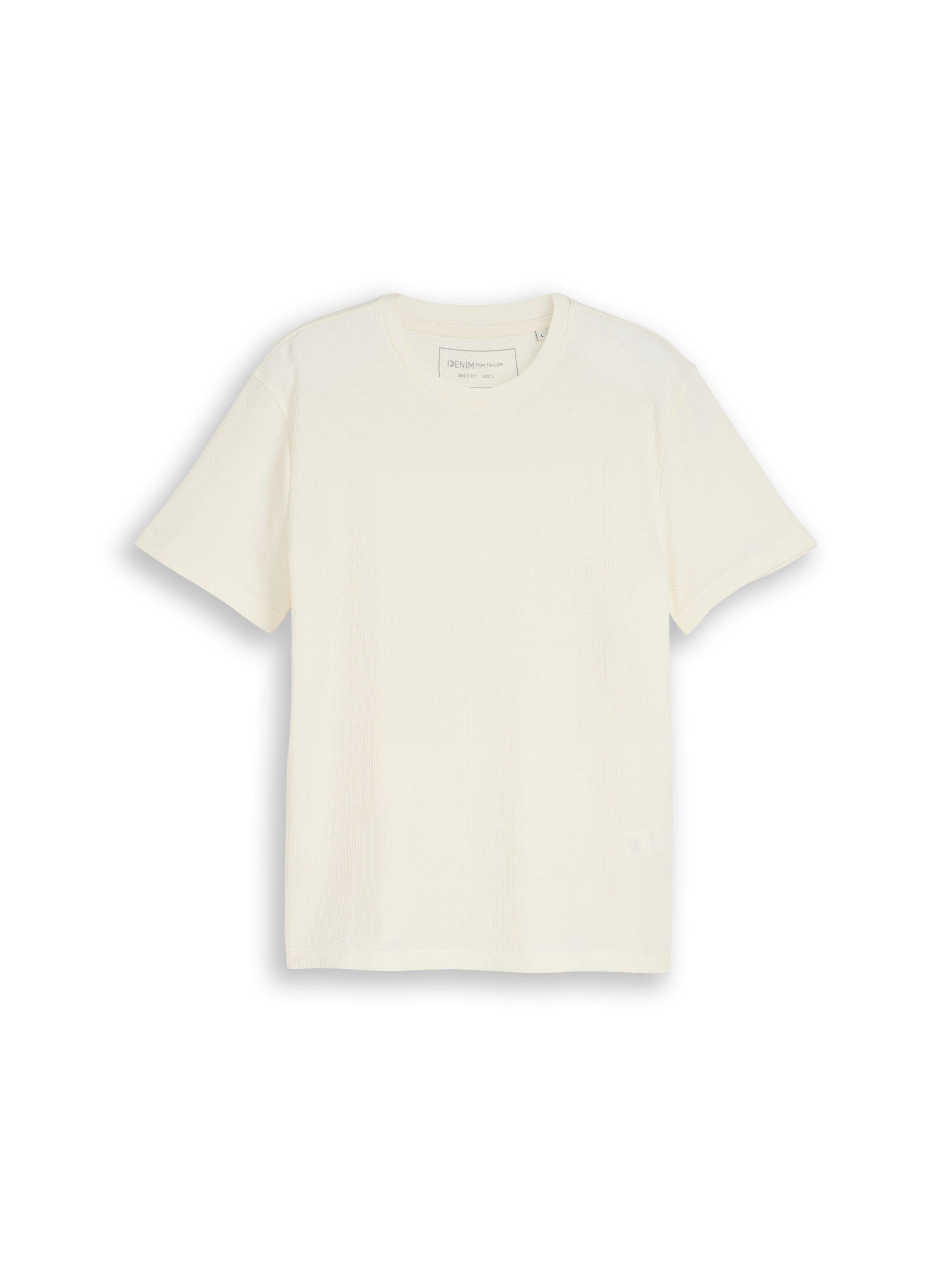 T-Shirt mit Waffelstruktur