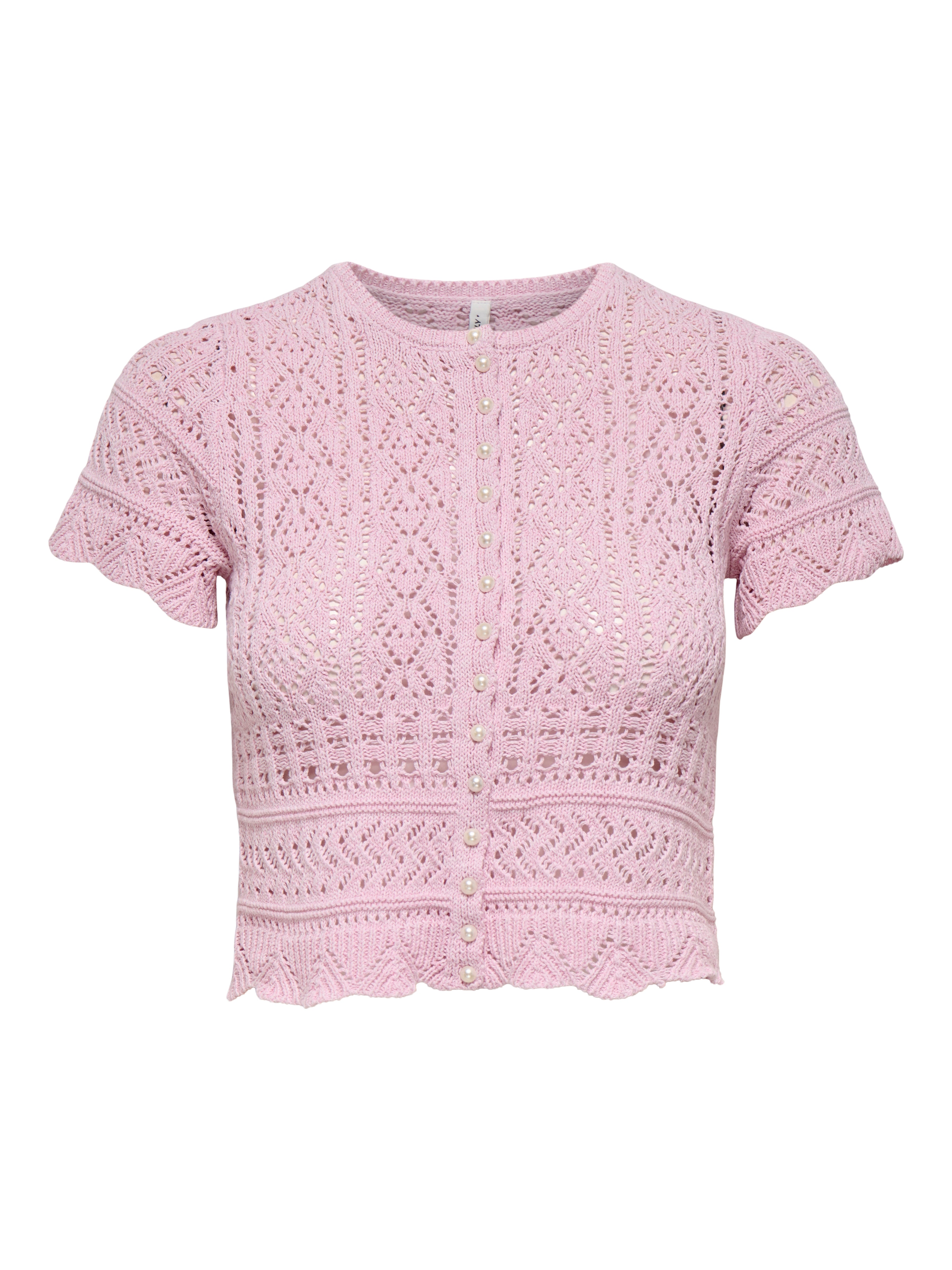 ONLELKE LIFE SS PEARL CARDIGAN CC KNT