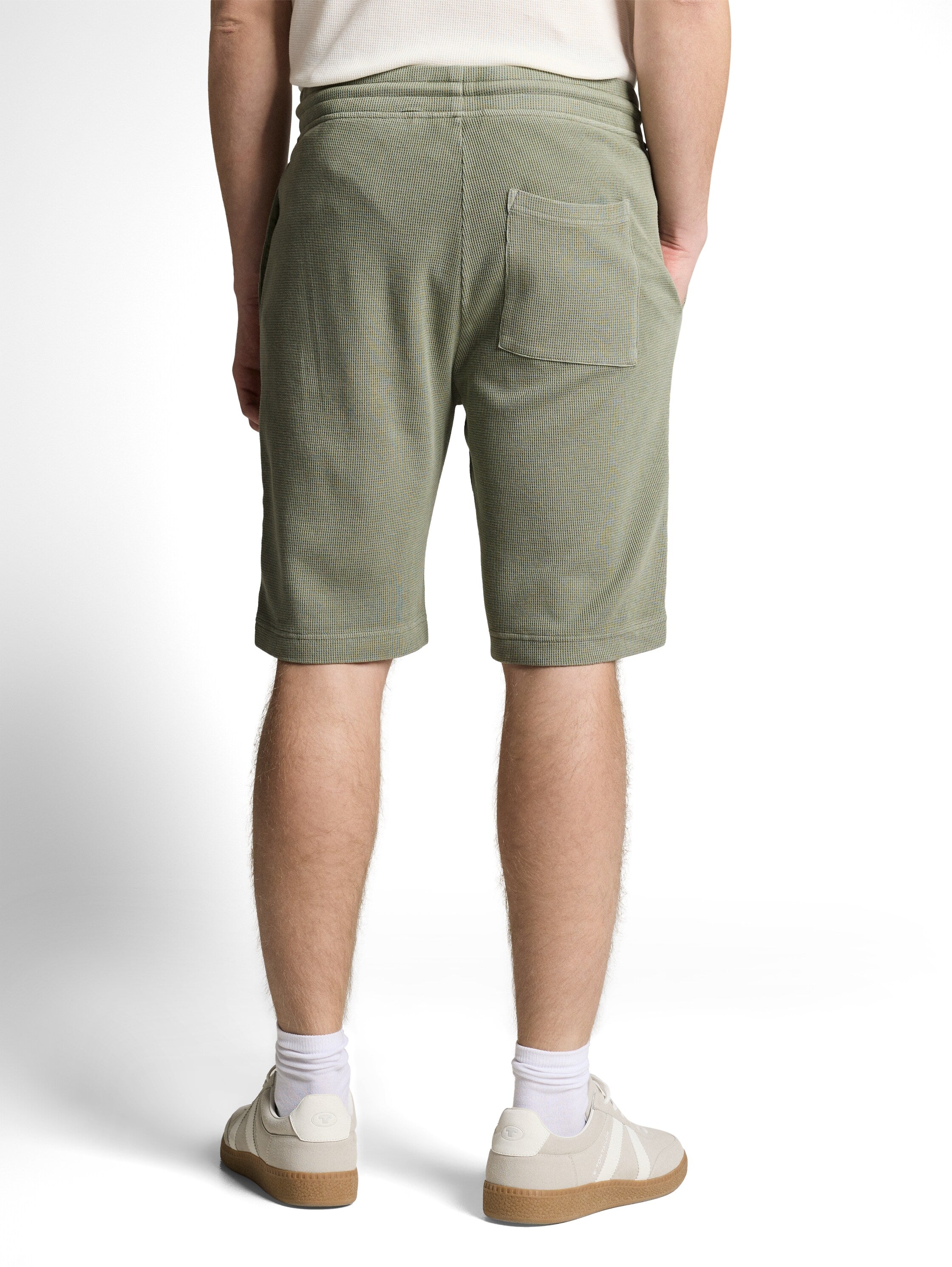 Shorts mit Waffelstruktur
