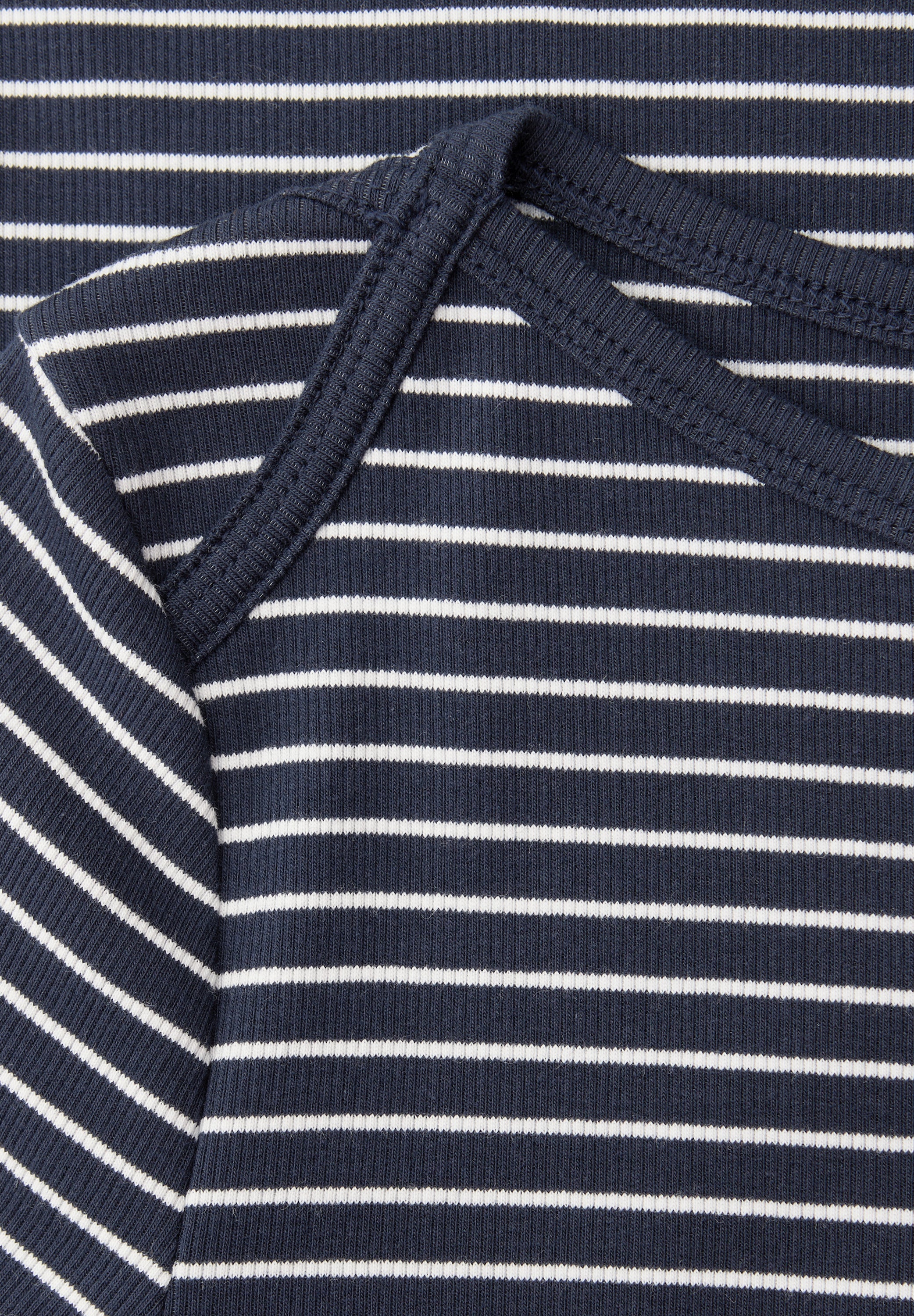 3/4-Arm Shirt mit U-Boot-Ausschnitt
