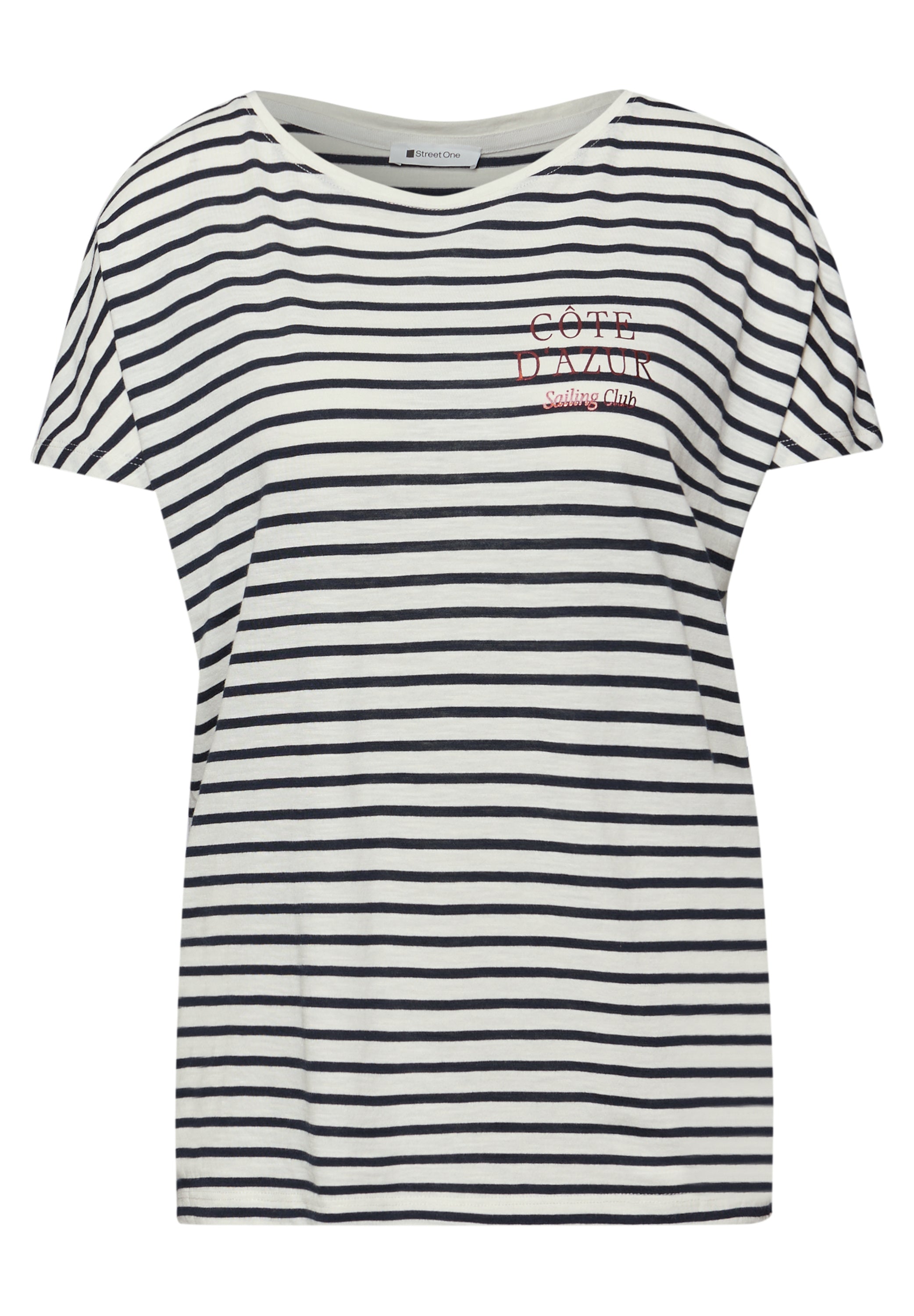 Dropped Shoulder Shirt mit Streifen