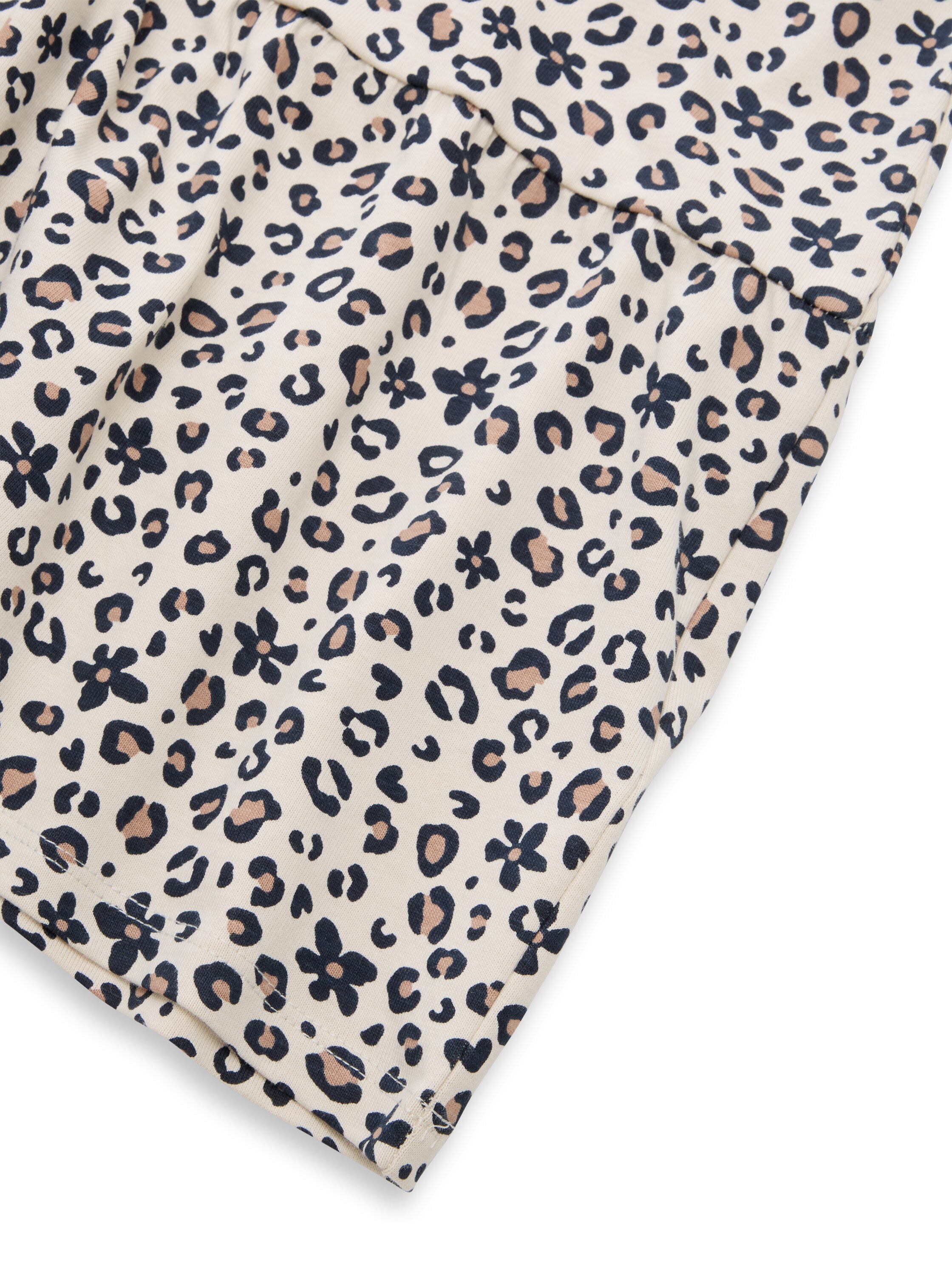 Mini-Kleid mit Leo-Muster