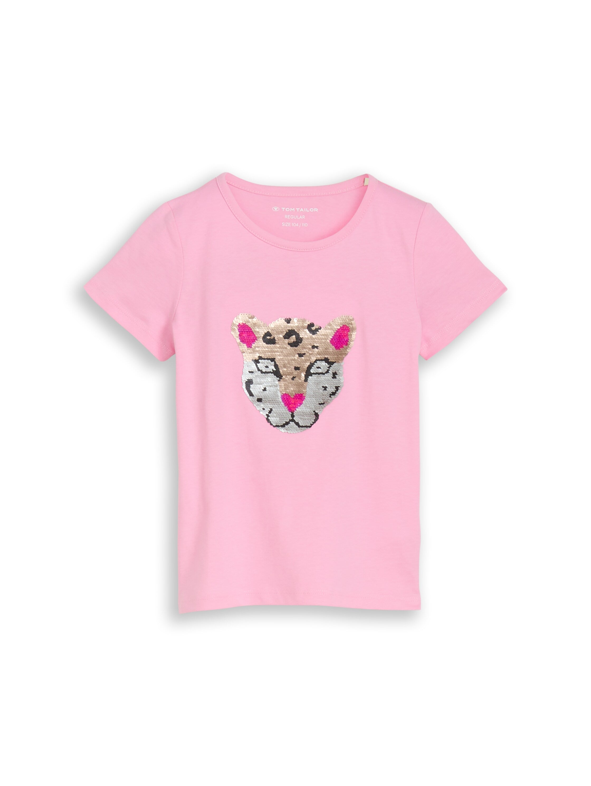 T-Shirt mit Wendepailletten