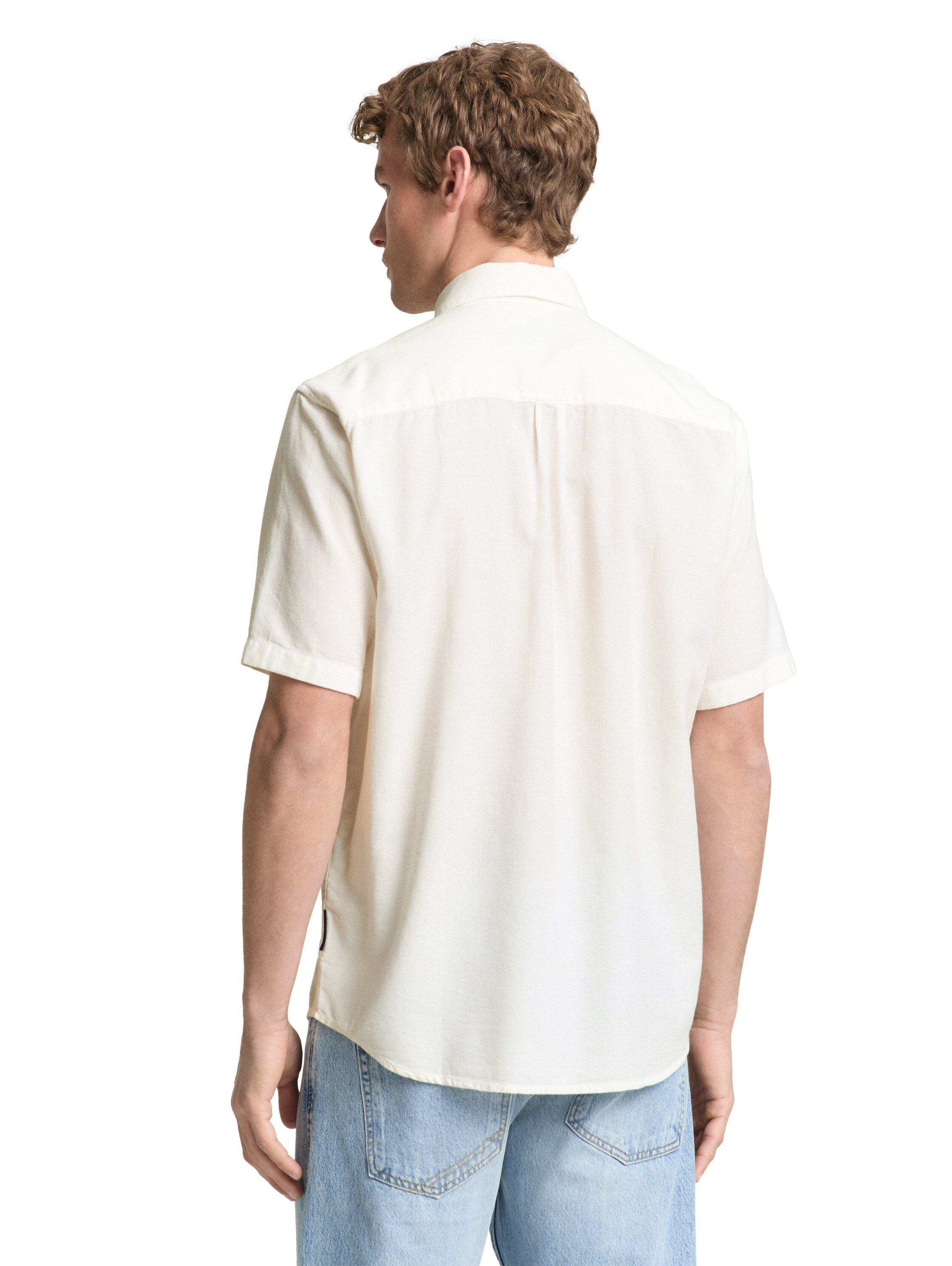 Relaxed Fit Kurzarmhemd mit Brusttasche