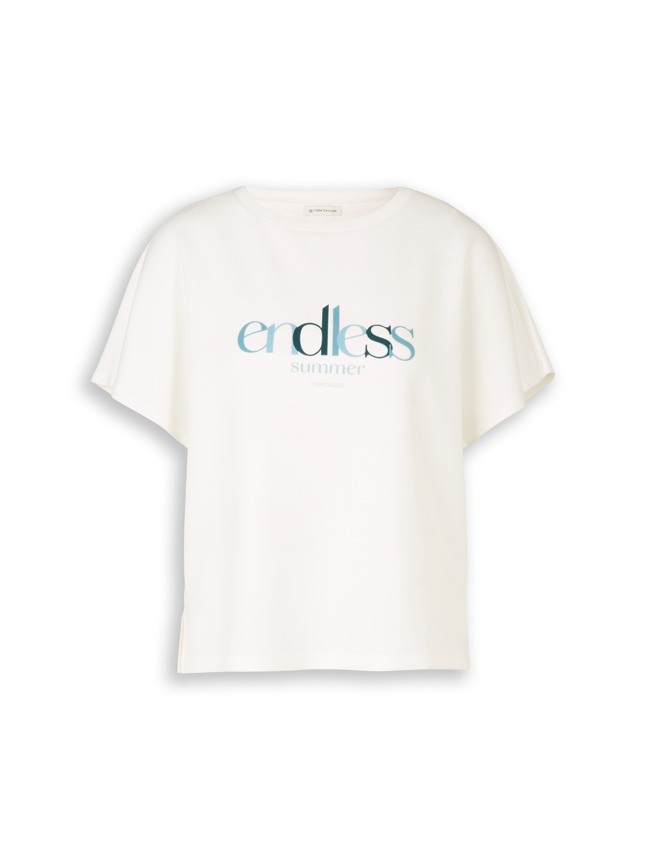 Loose Fit Scuba T-Shirt mit Print