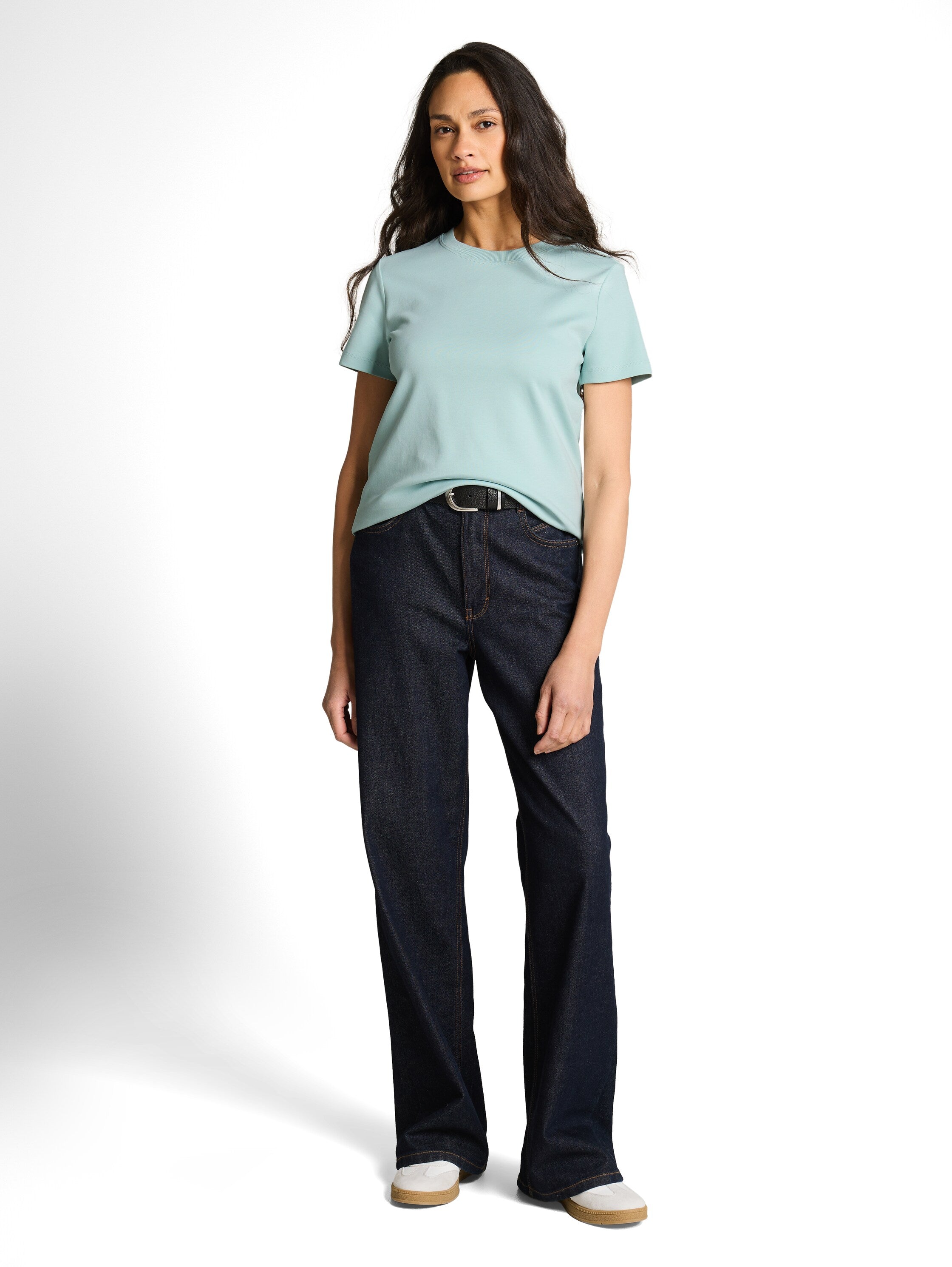 Basic T-Shirt aus Baumwolle