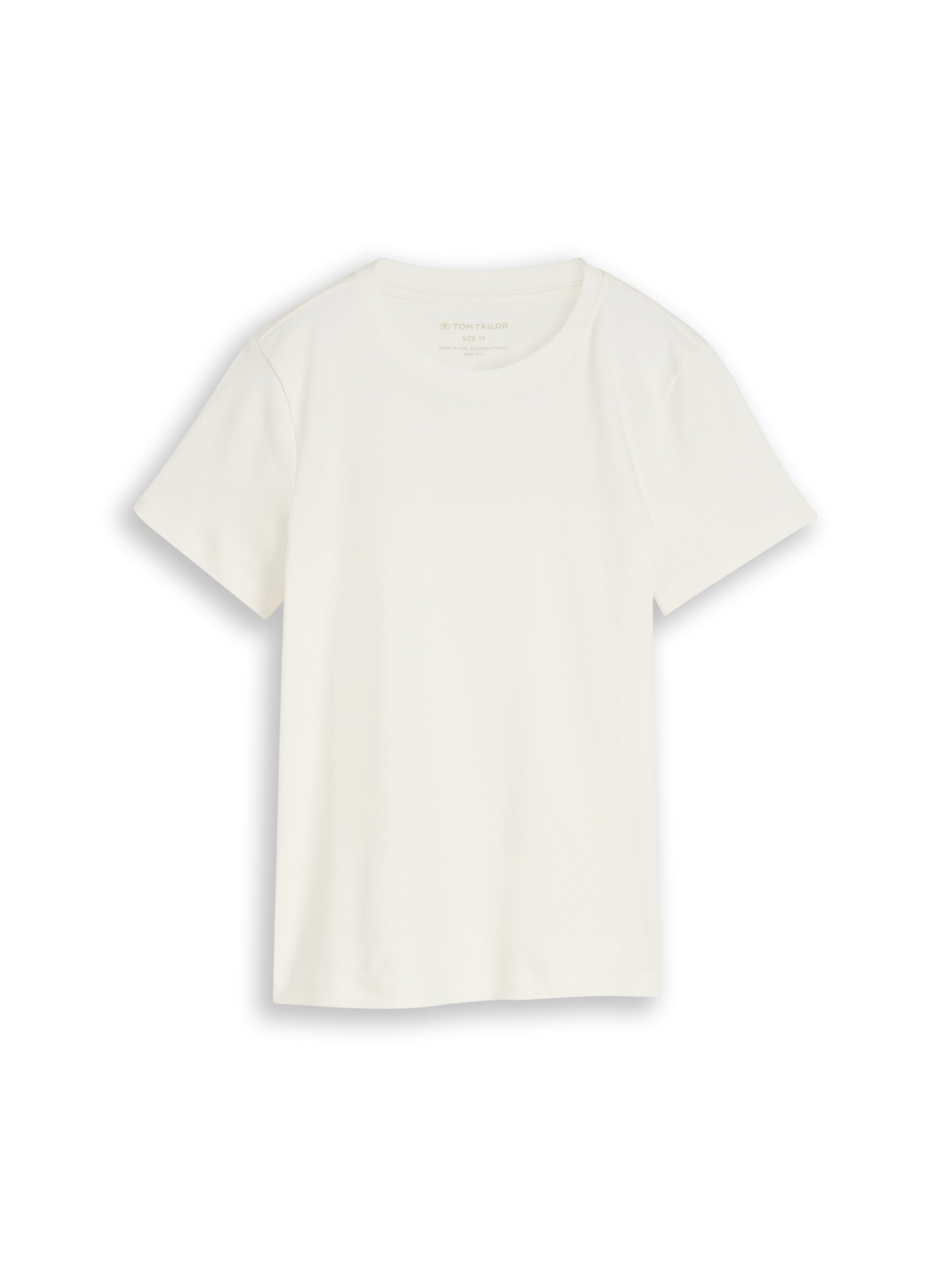 Basic T-Shirt aus Baumwolle