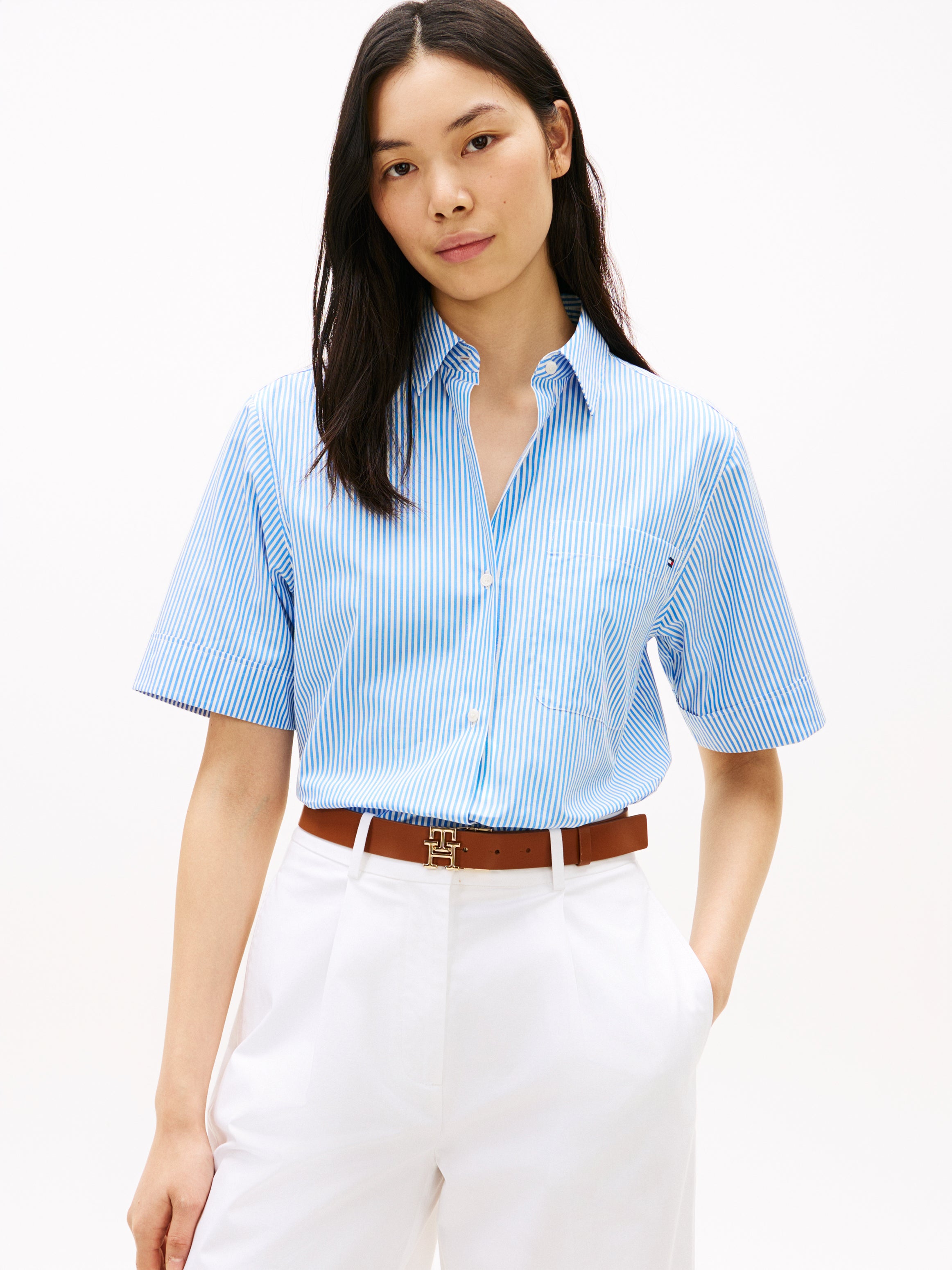 ESS POPLIN SS SHIRTS