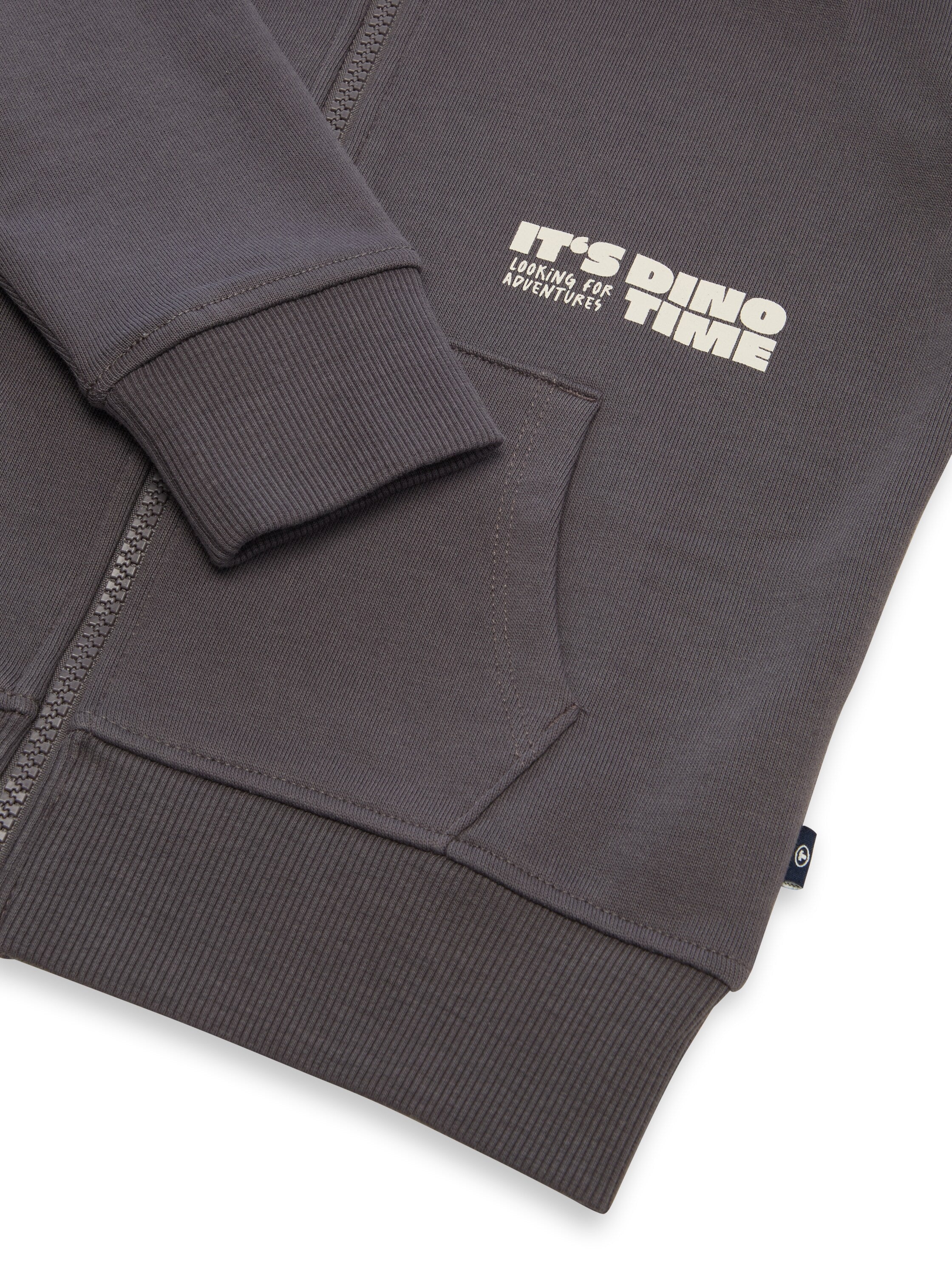 Hoodie Sweatjacke mit Rückenprint