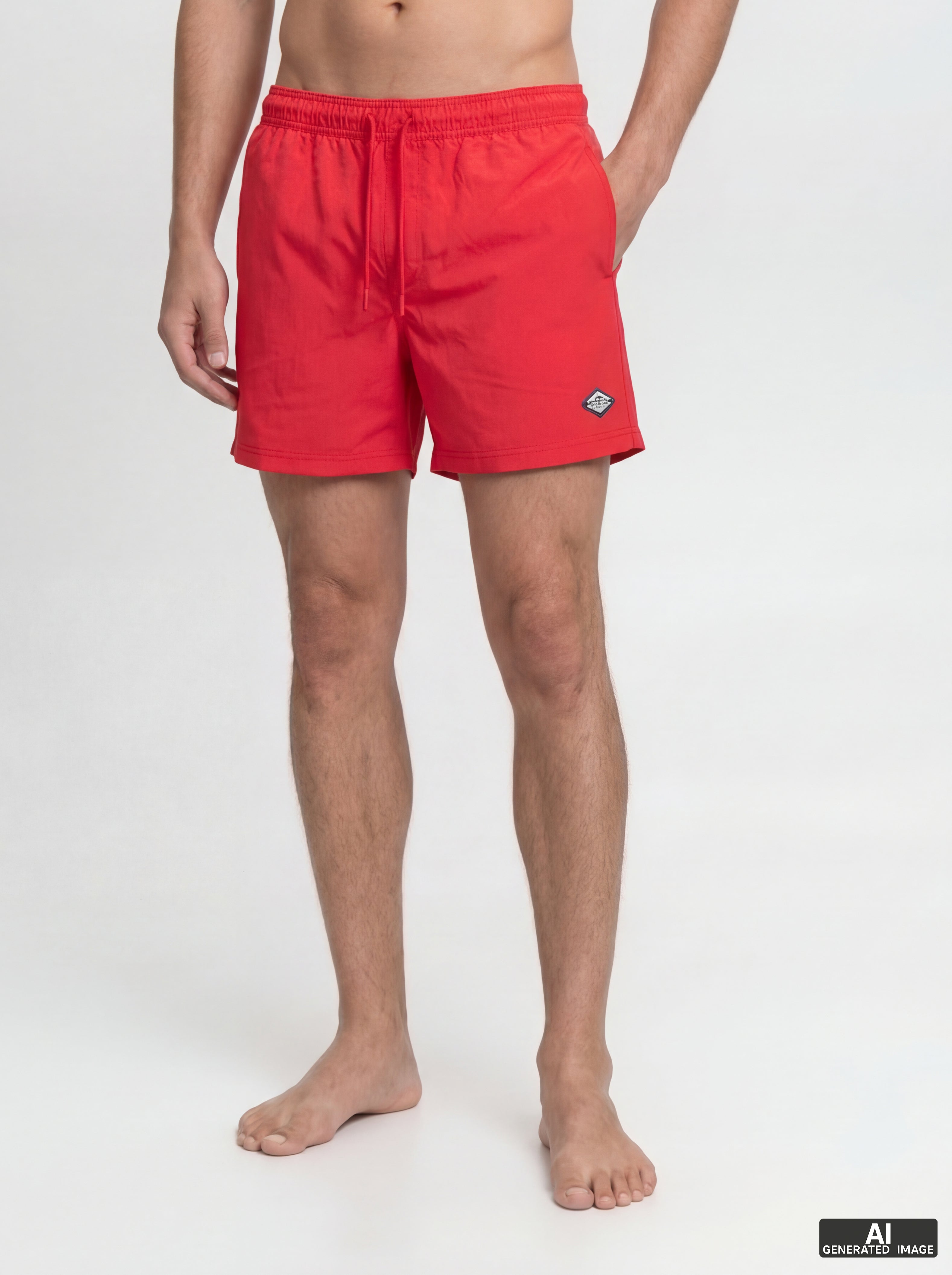 JPSTMAUI TROPIC SOLID SWIM SHORTS REG SN