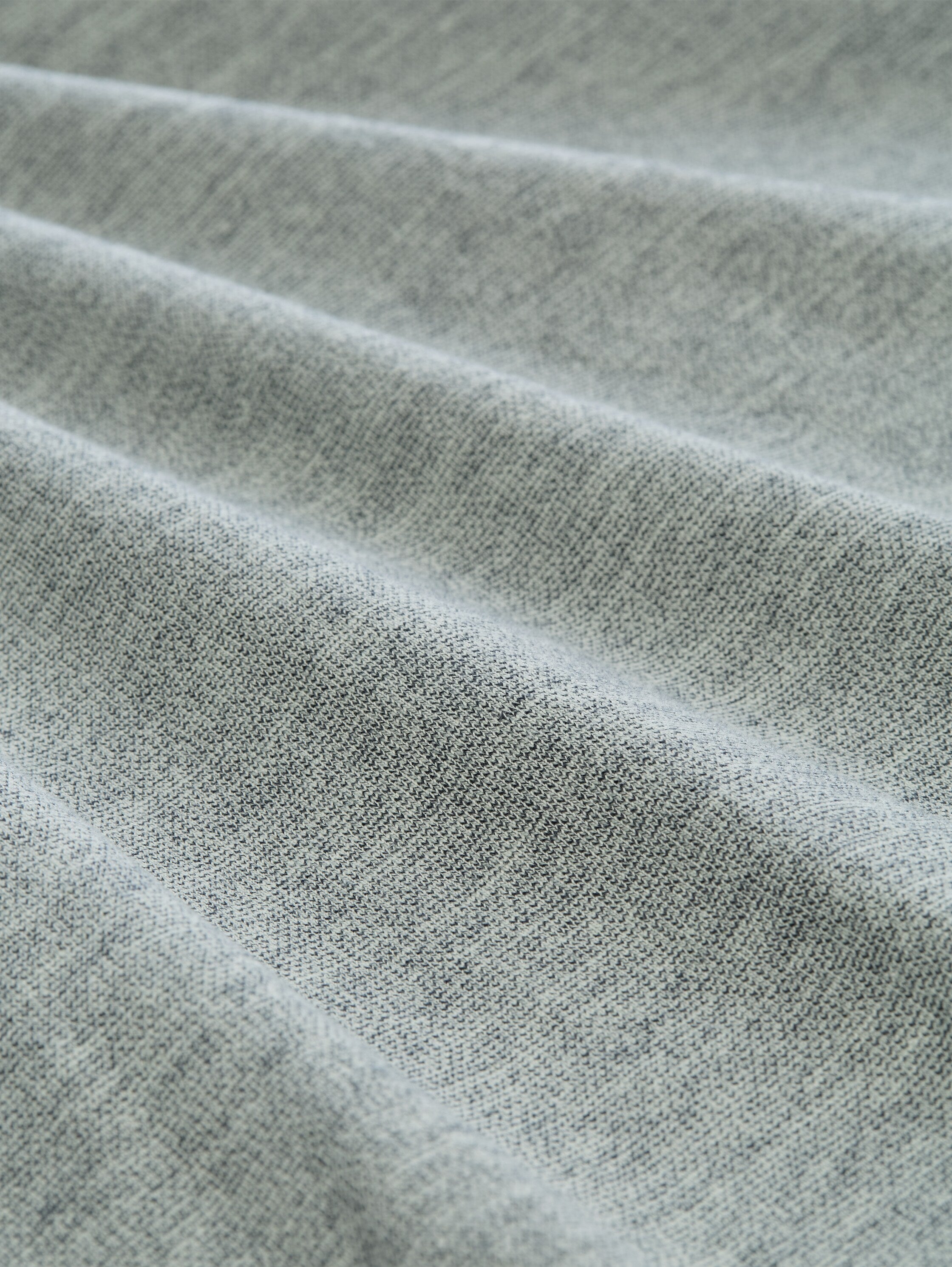 T-Shirt in Melange-Optik