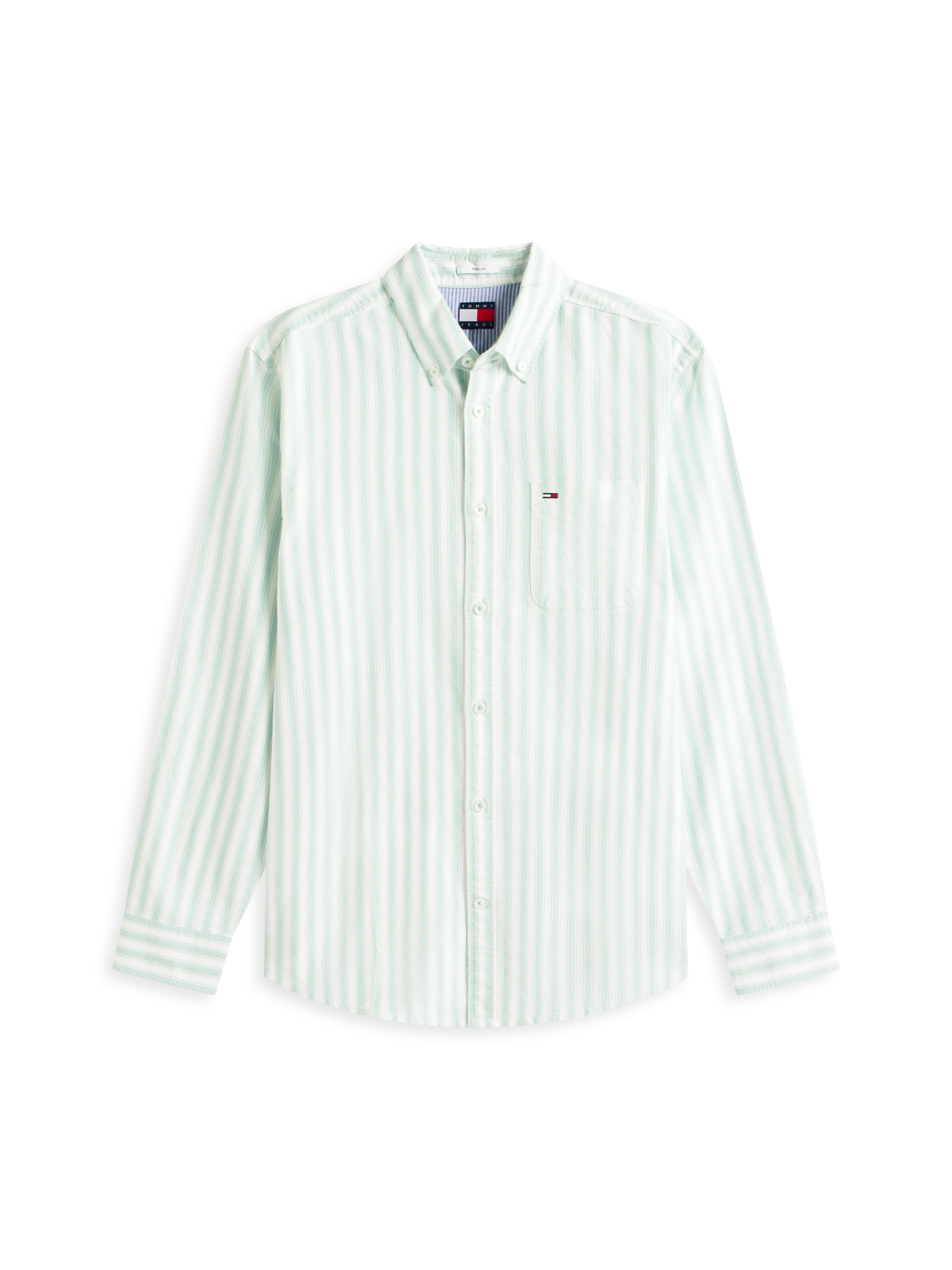 TJM REG STRIPE OXFORD SHIRT EXT