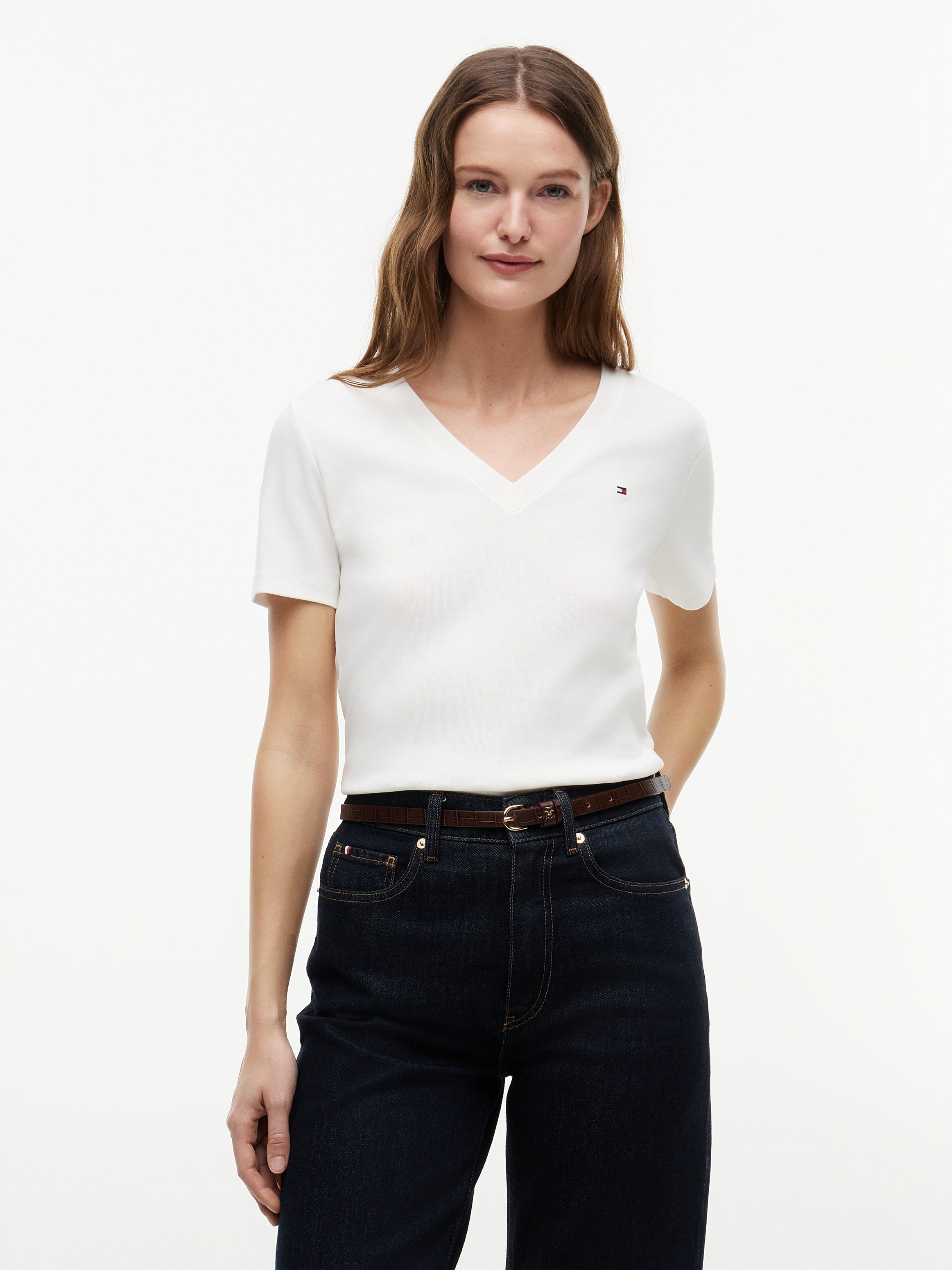 T Shirt Tops DOB - TOMMY HILFIGER EUROPE B.V. - WW0WW40584