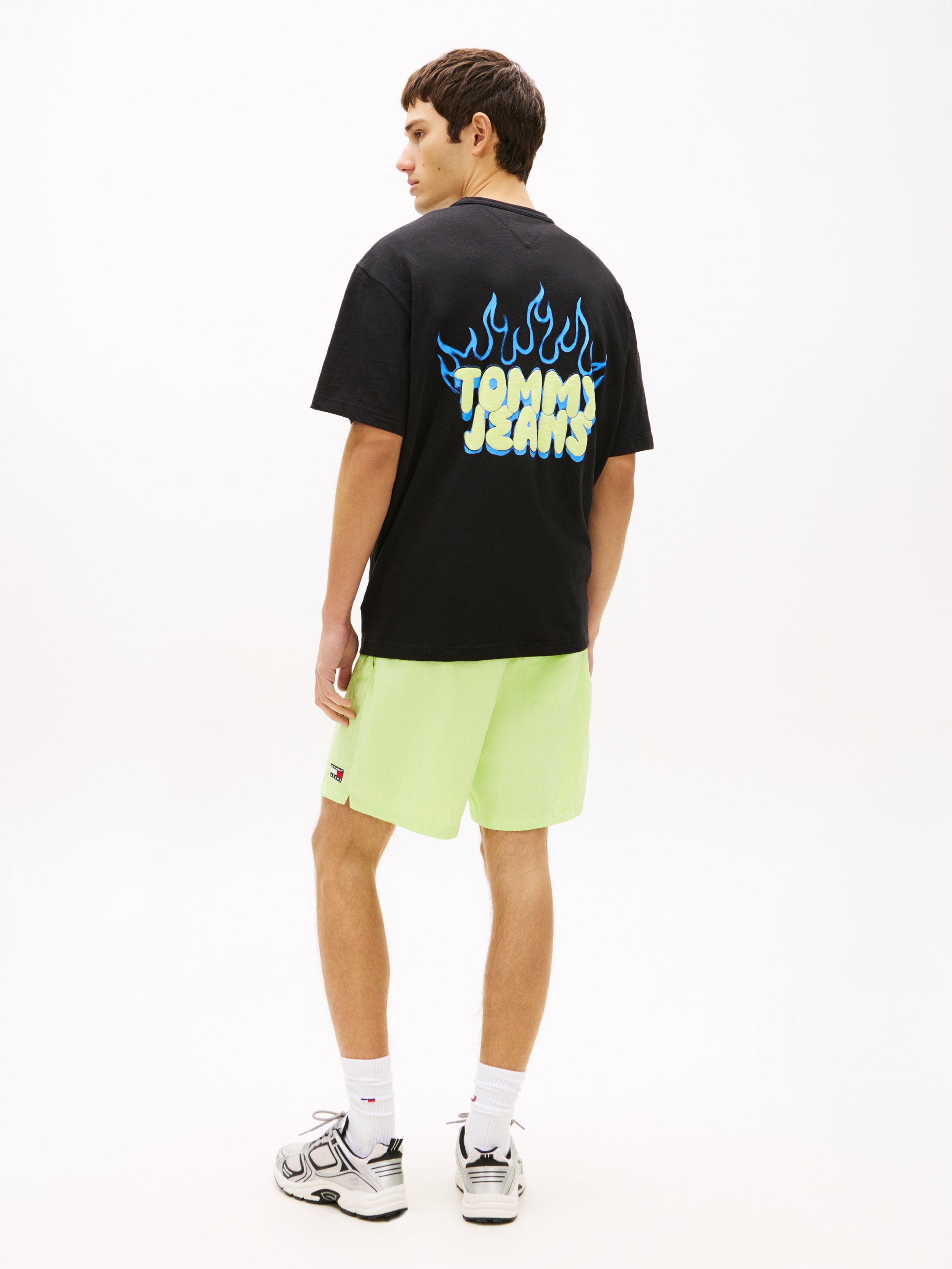 Bubble Logo Textured Jersey Relaxed T-Shirt