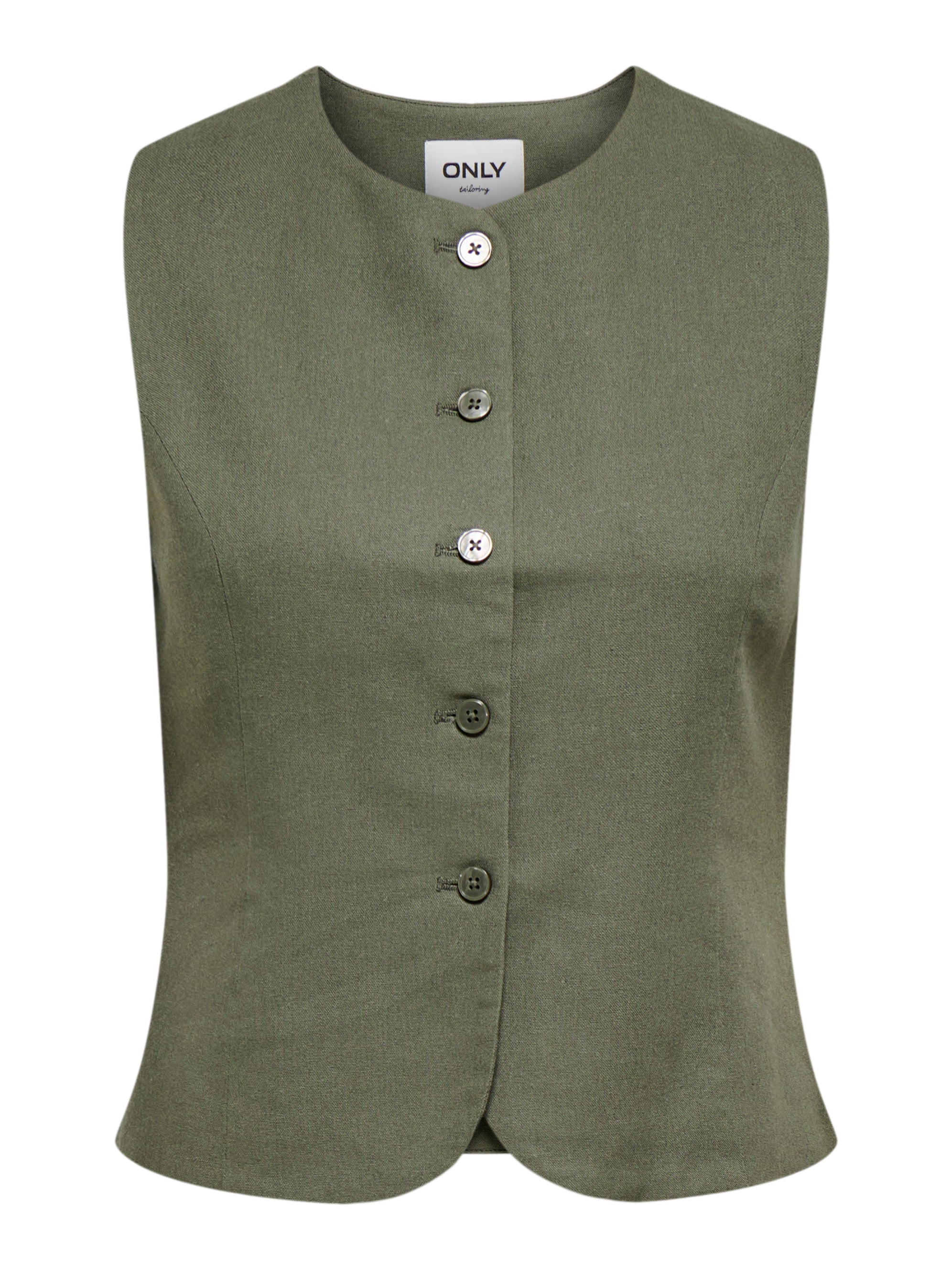ONLGOA S/L LINEN BL WAISTCOAT CC TLR