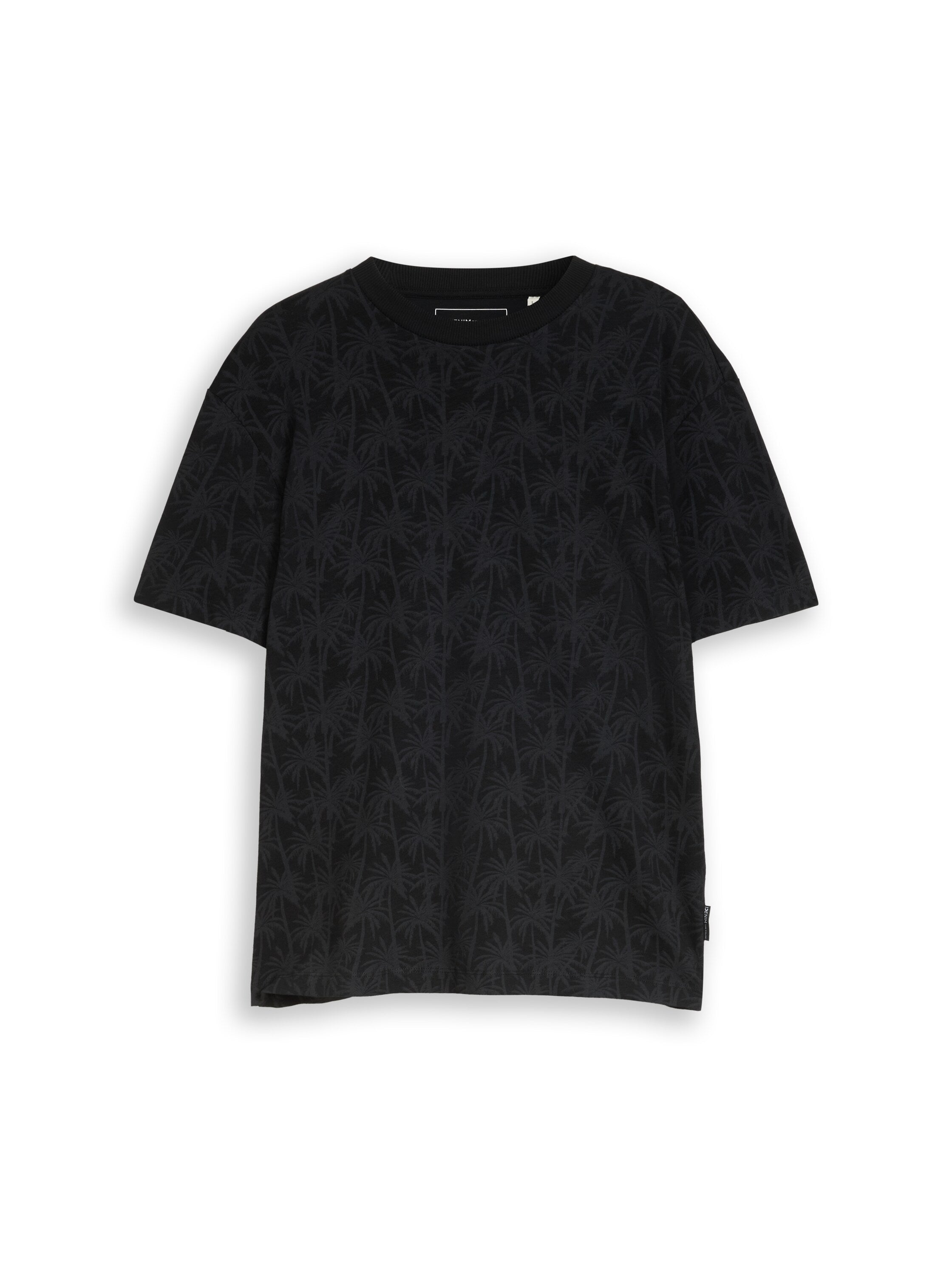 Relaxed Fit T-Shirt mit Palmenprint