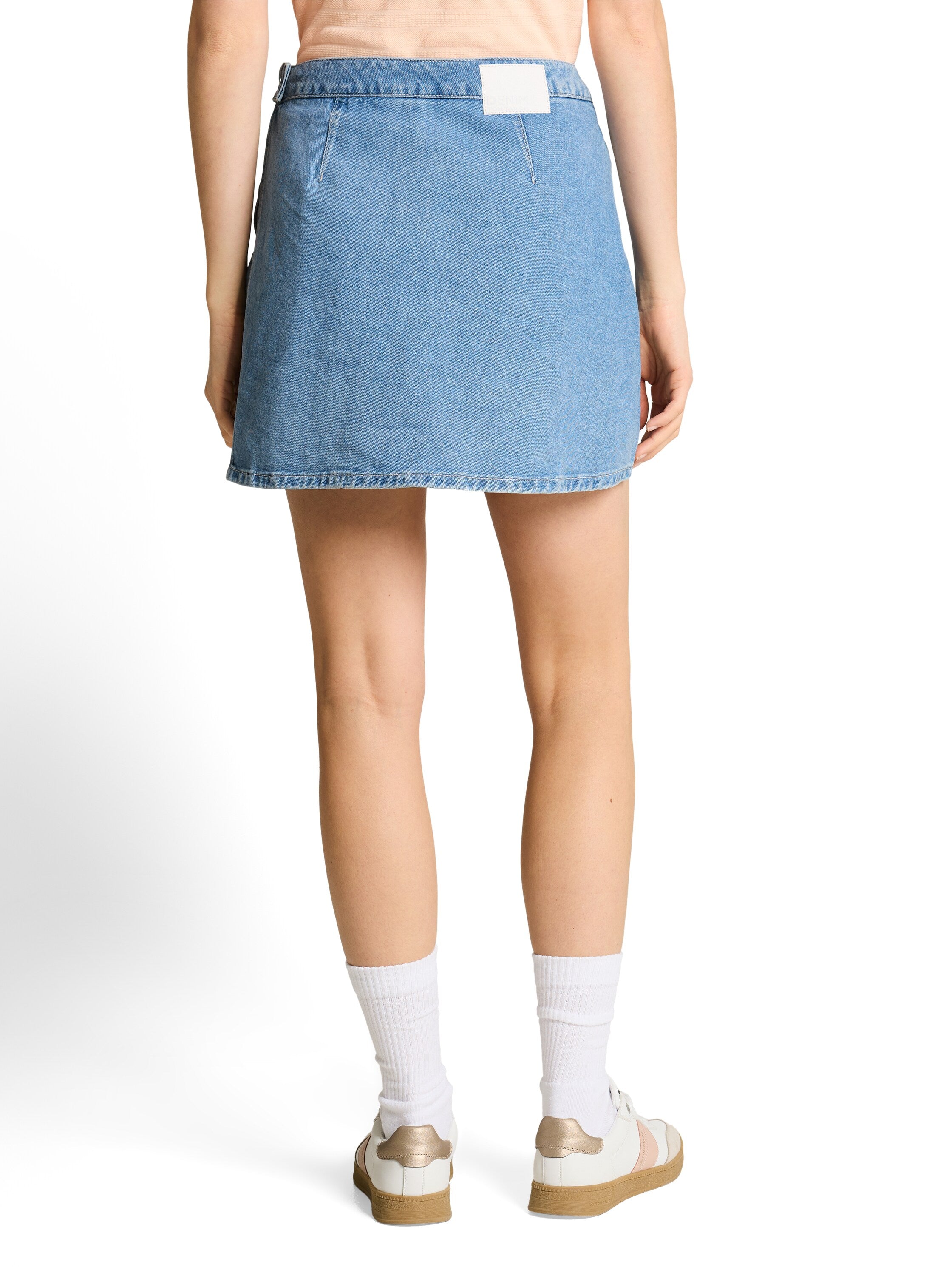 Jeans Skort in Wickel-Optik