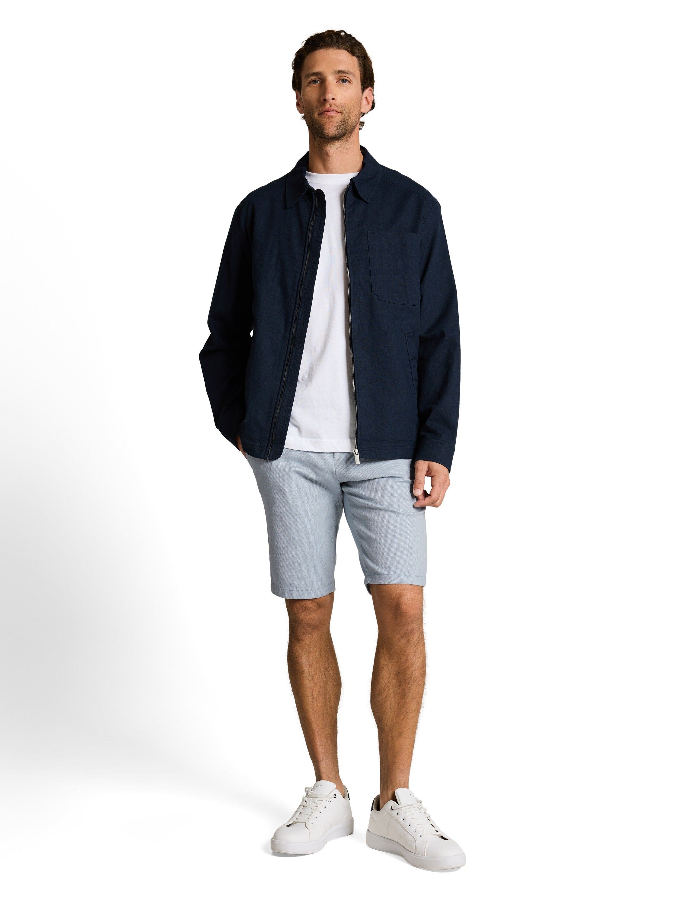 TTSLIM Chino Shorts mit Gürtel