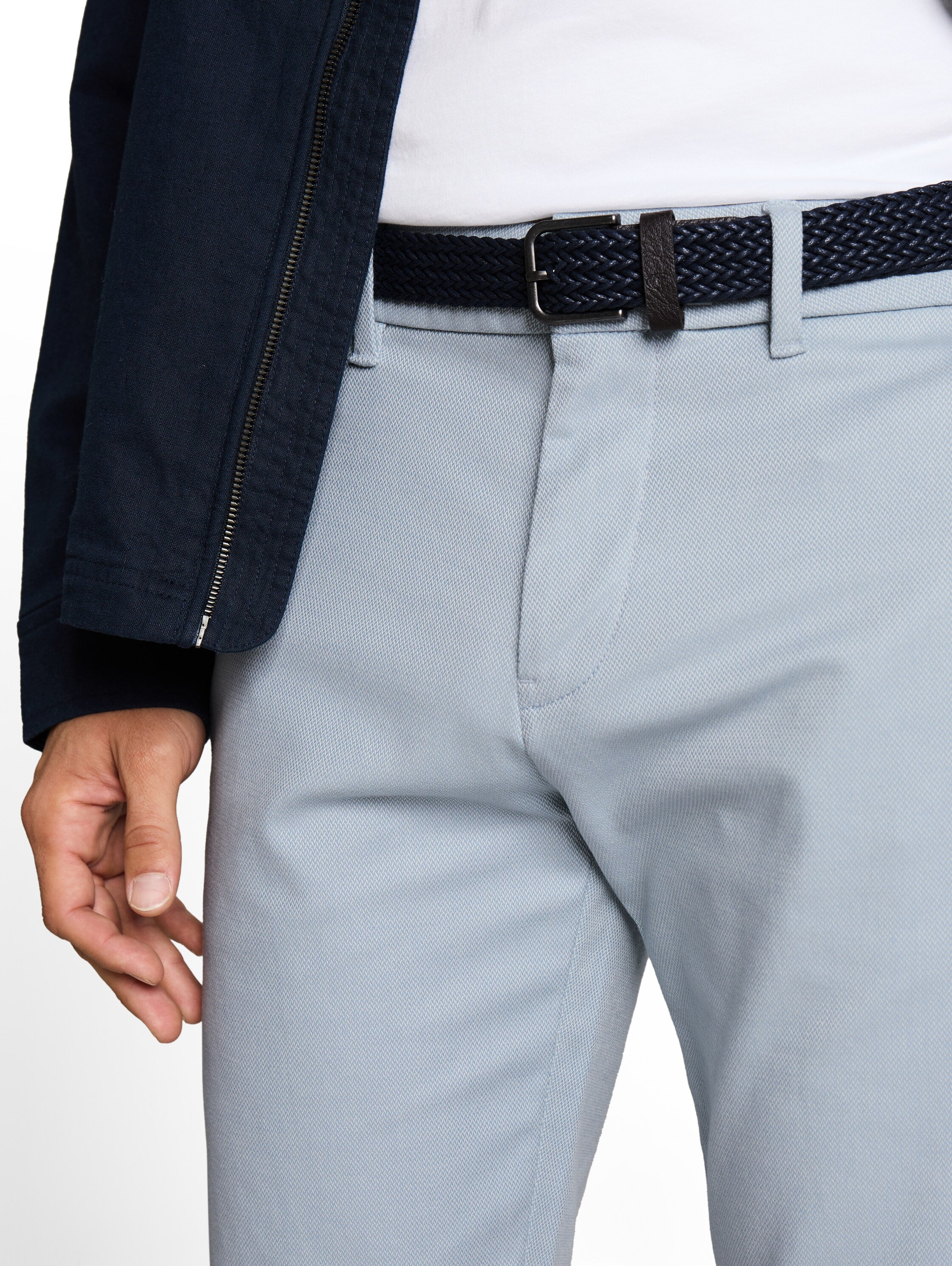 TTSLIM Chino Shorts mit Gürtel