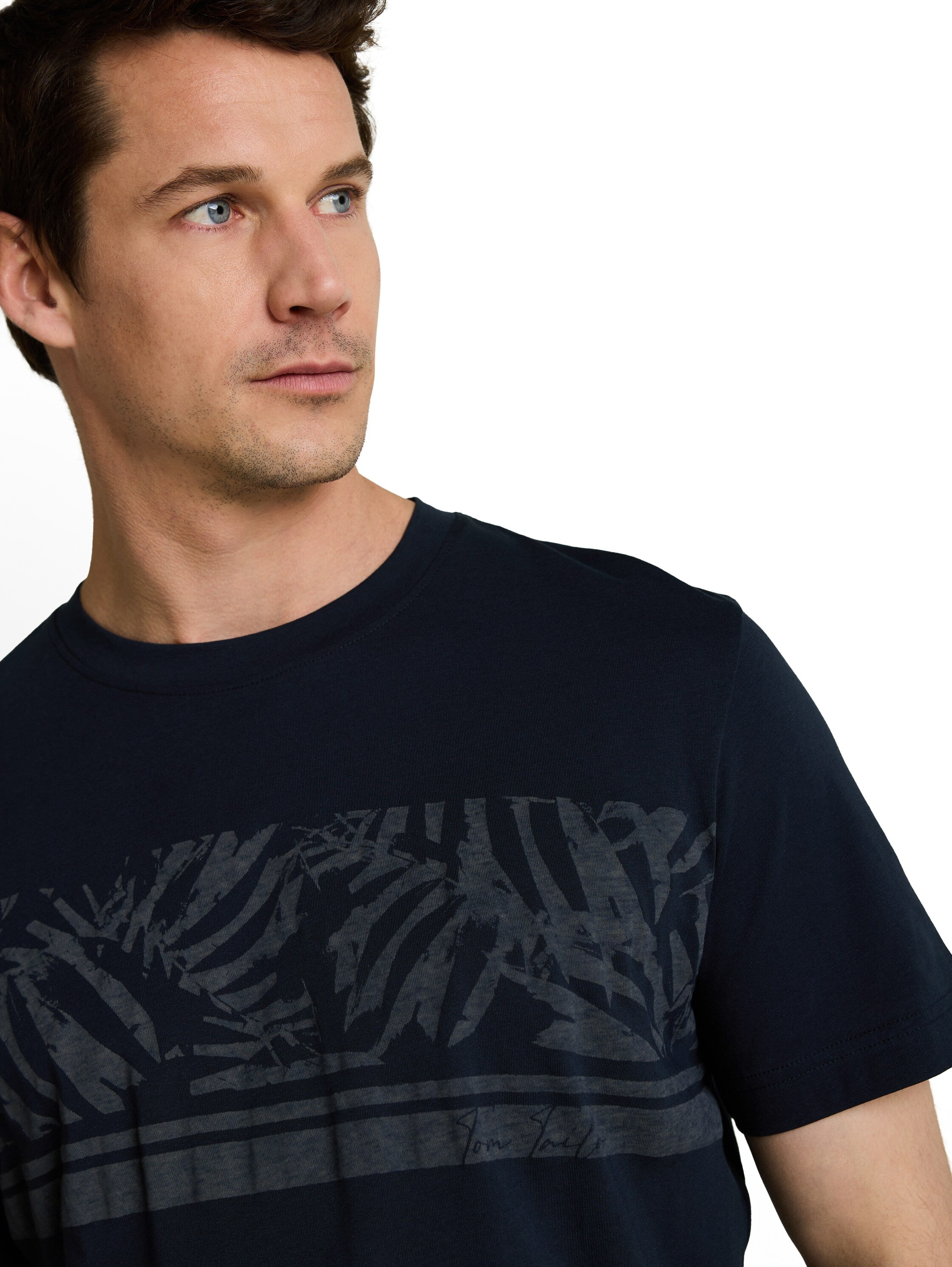 T-Shirt mit Inside-Out Print