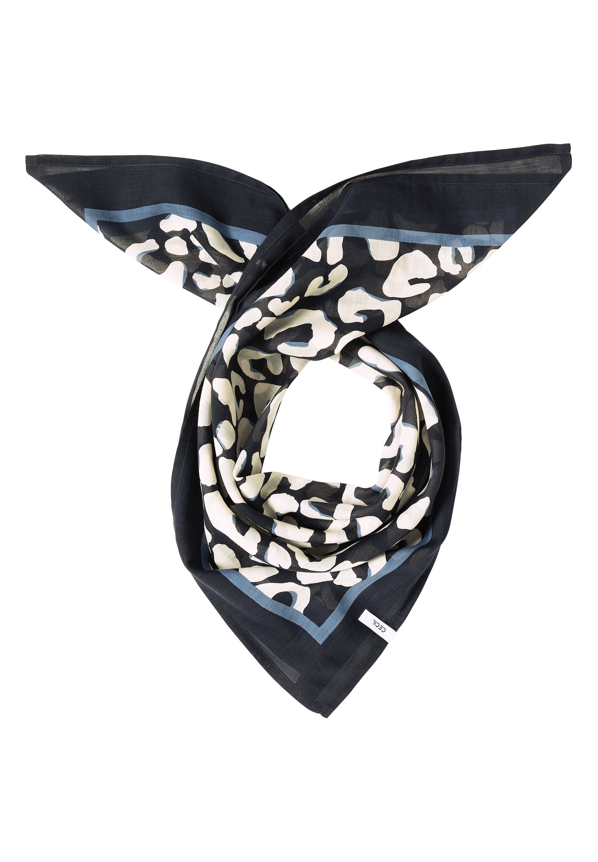 Bandana aus Baumwolle mit Leo-Muster