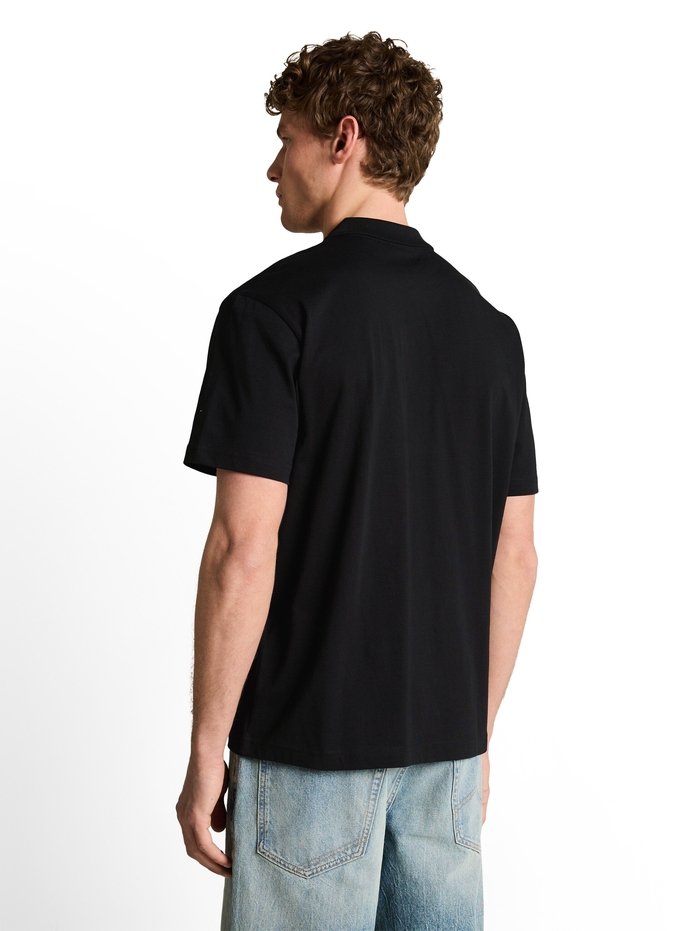 Relaxed Fit Poloshirt aus Baumwolle