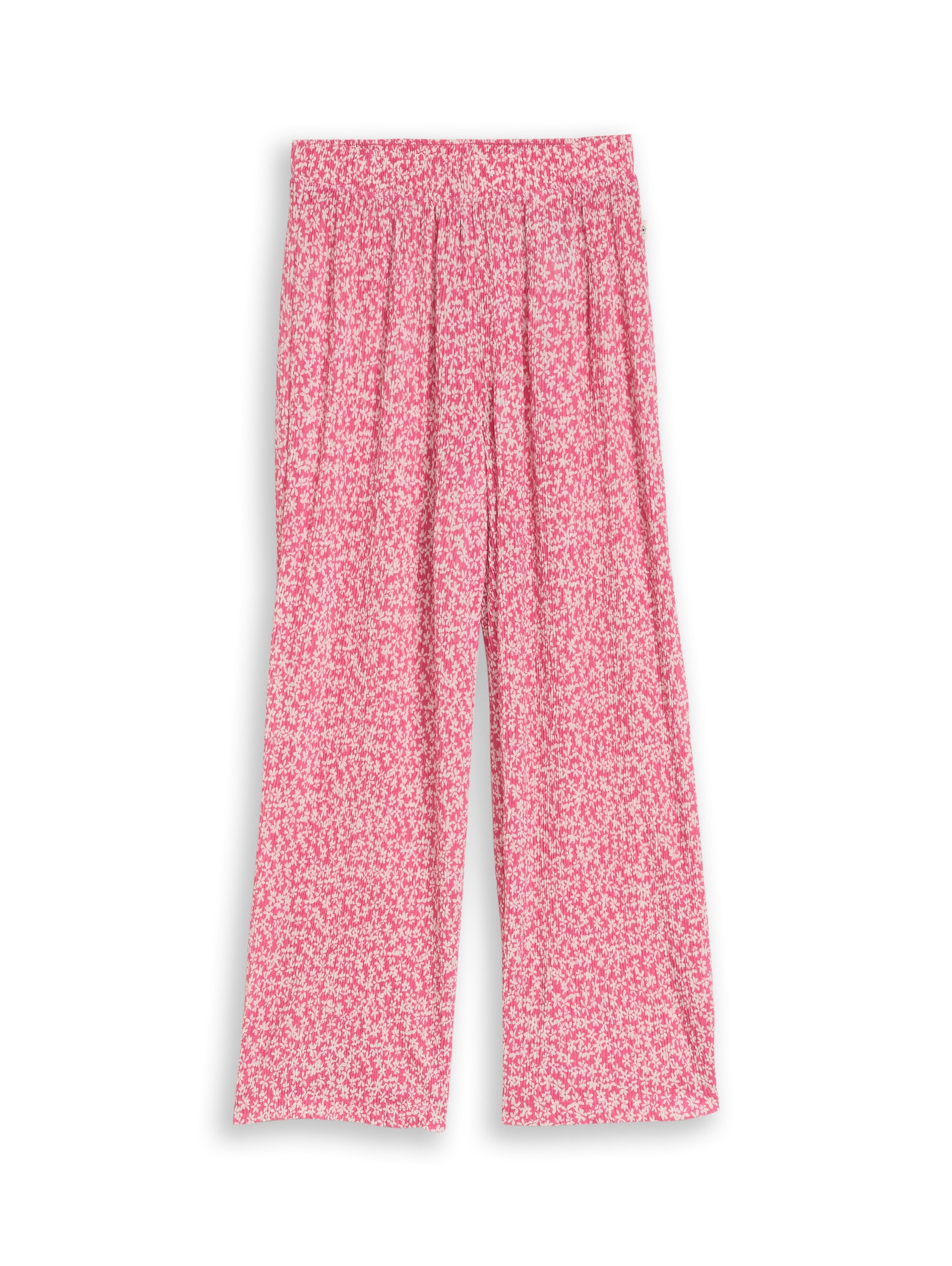 Wide Leg Hose mit Struktur